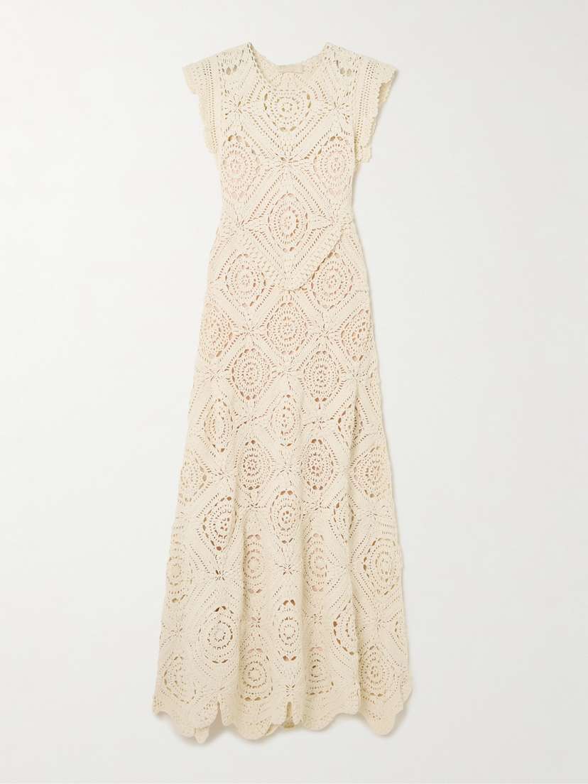 Ulla Johnson Annalisa Crocheted Cotton Maxi Dress