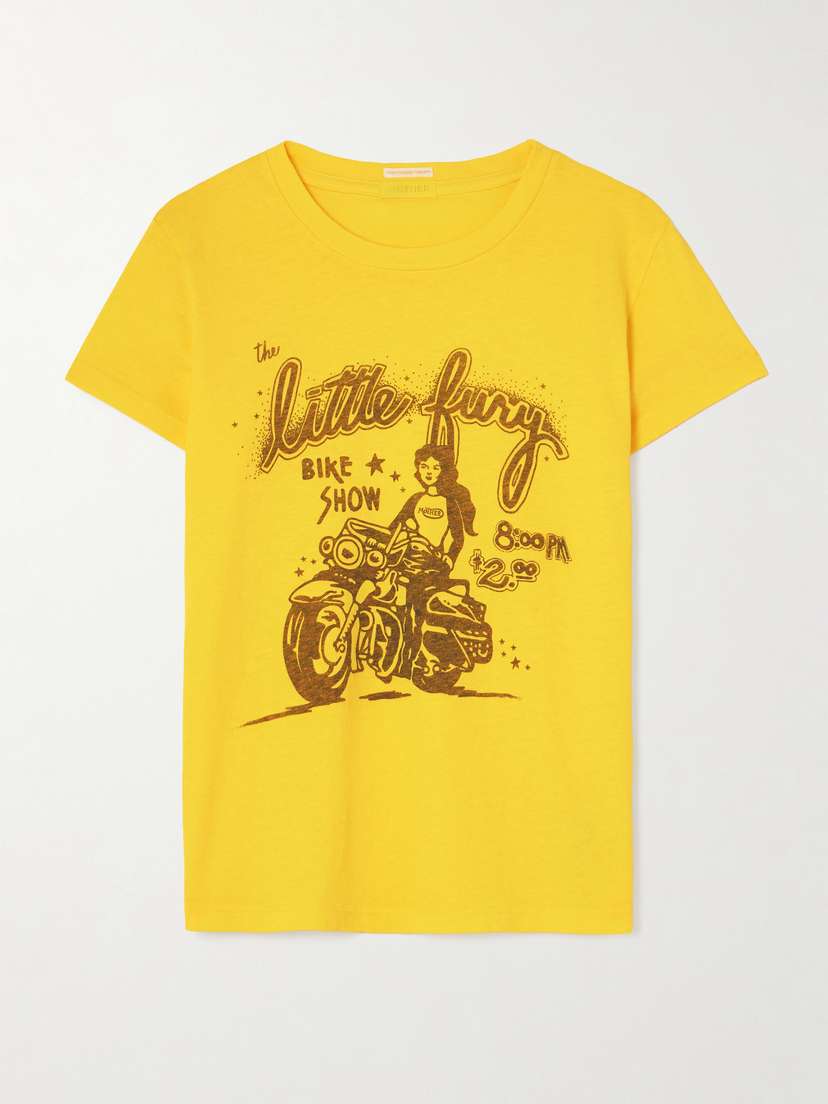 Mother The Boxy Goodie Goodie Printed Cotton-jersey T-shirt