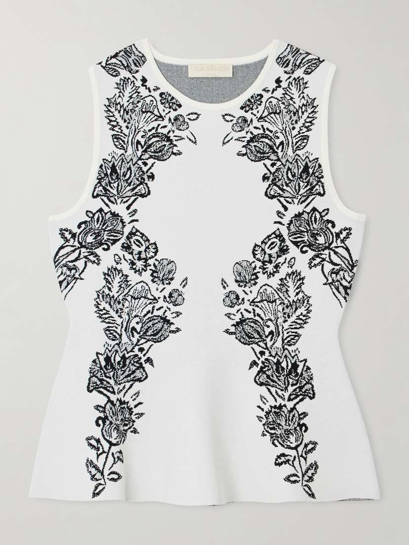 Ulla Johnson Vanna Jacquard-knit Tank