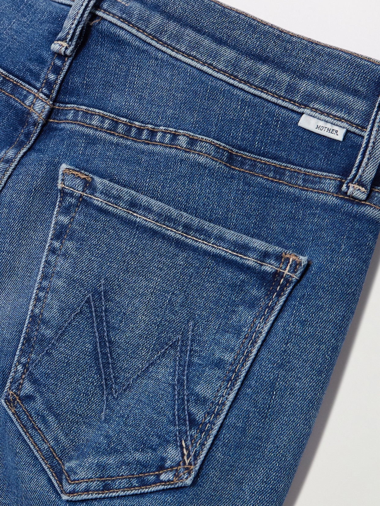 The Doozy Sneak Fray High-Rise Flared Jeans