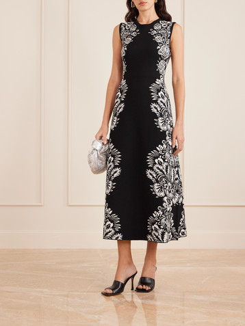 Ulla Johnson Liana jacquard-knit midi dress