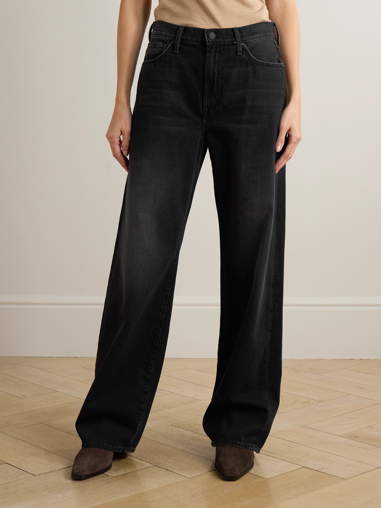 The Dodger Sneak Mid-Rise Straight-Leg Jeans