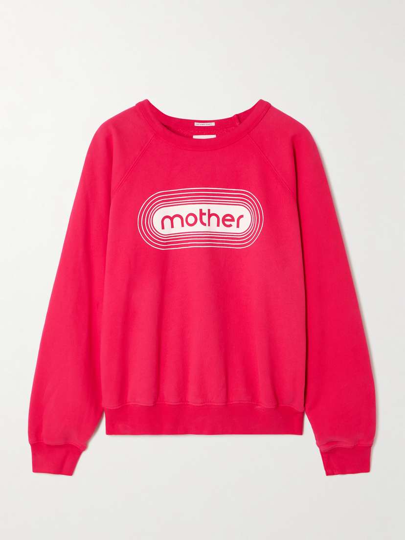 Mother The Concert Printed Cotton-jersey Sweatshirt