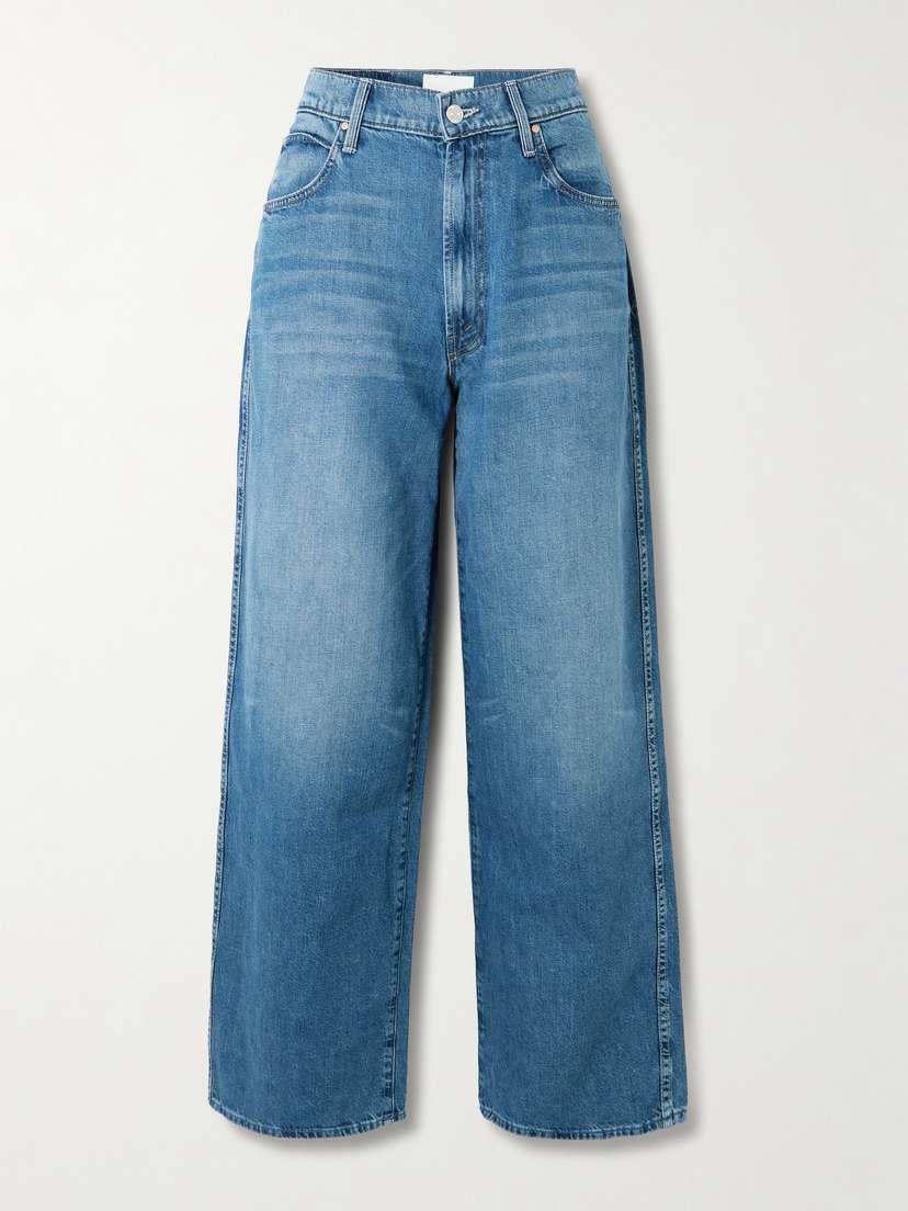 Mother The Delinquent Nerdy Mid-rise Straight-leg Jeans