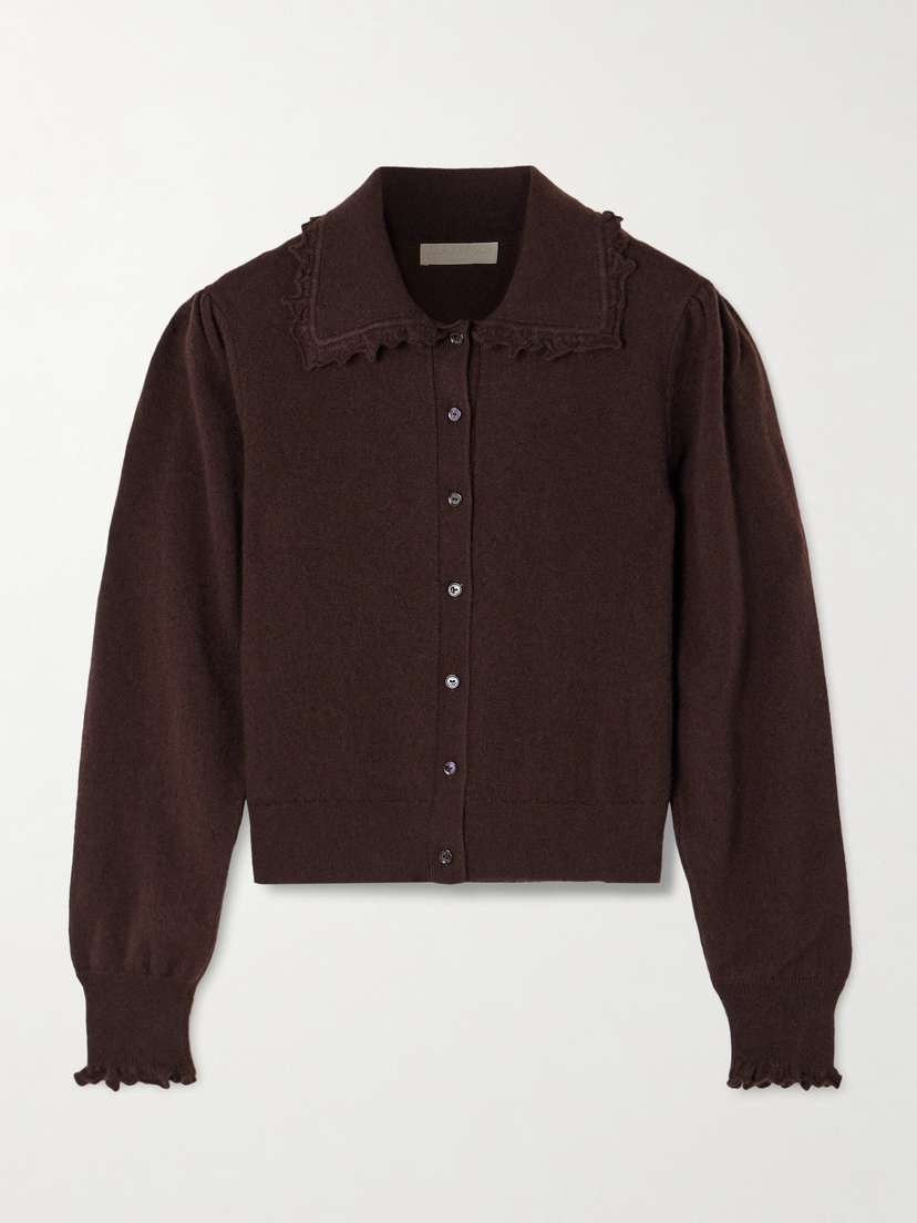 Ulla Johnson Kalila Ruffled Cashmere Cardigan