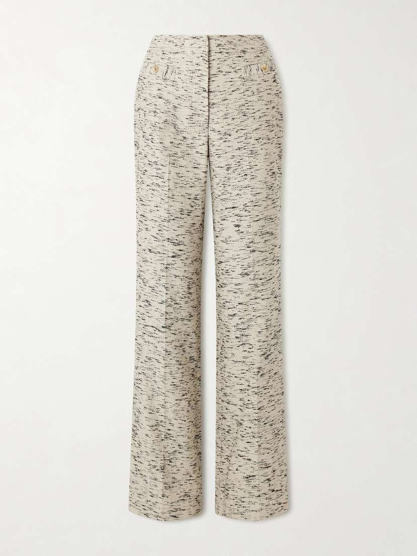 Ulla Johnson Blanca Tweed Straight-leg Pants
