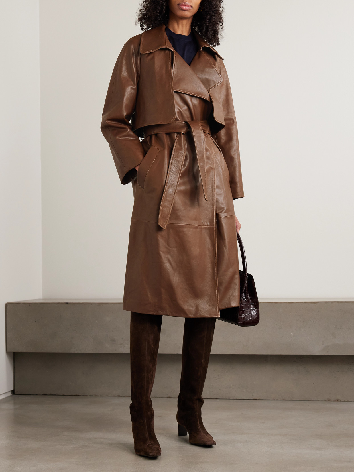 Cisely Belted Trench Coat