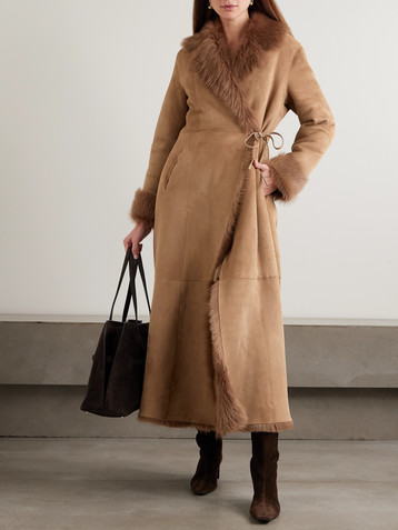 NOUR HAMMOUR Joni shearling coat