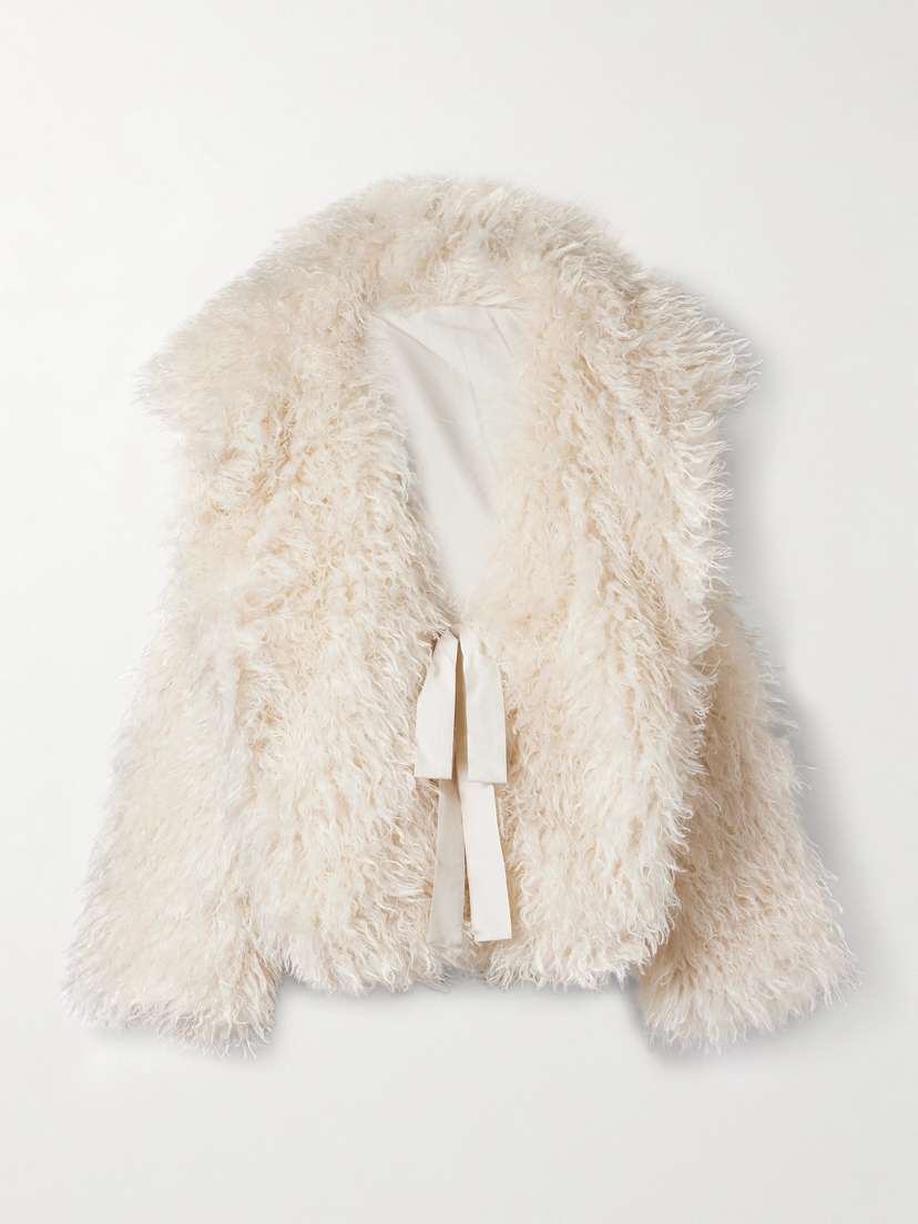 Norma Kamali Sleeping Bag Fleece Coat