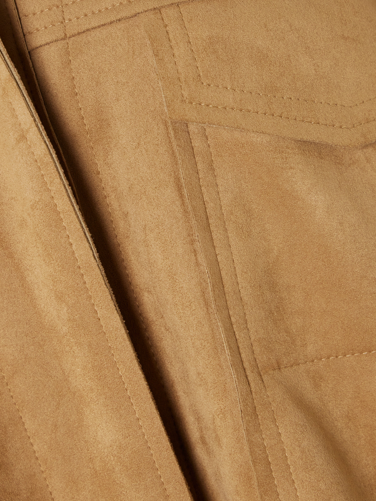 Fringed Oversized Brushed Jacket