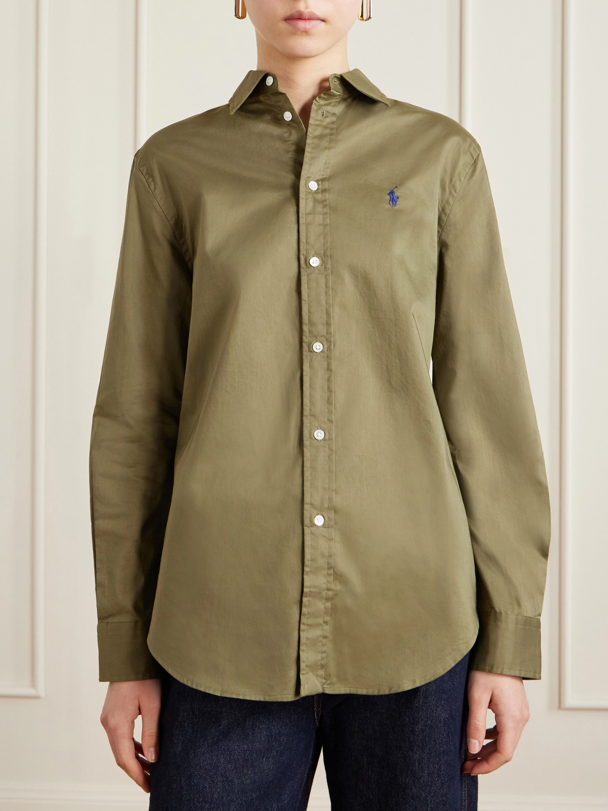 Polo Ralph Lauren - Embroidered Cotton Oxford Shirt