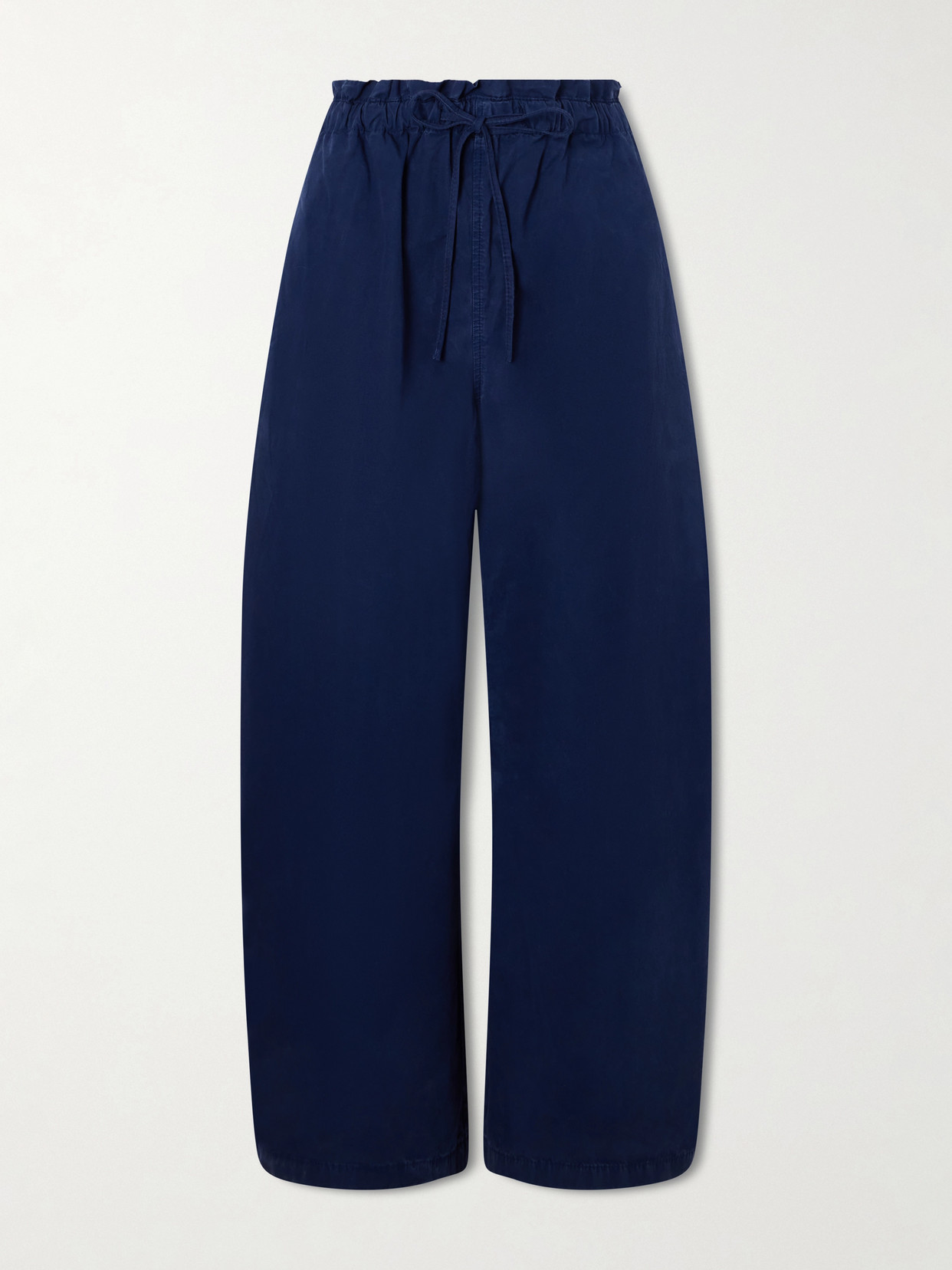 Polo Ralph Lauren Cotton Wide-leg Pants In Blue