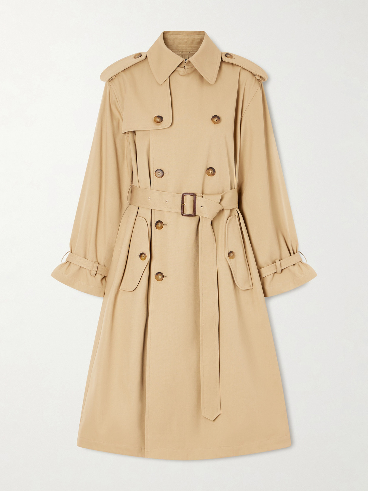 Polo Ralph Lauren Belted Cotton-gabardine Trench Coat In Neutral