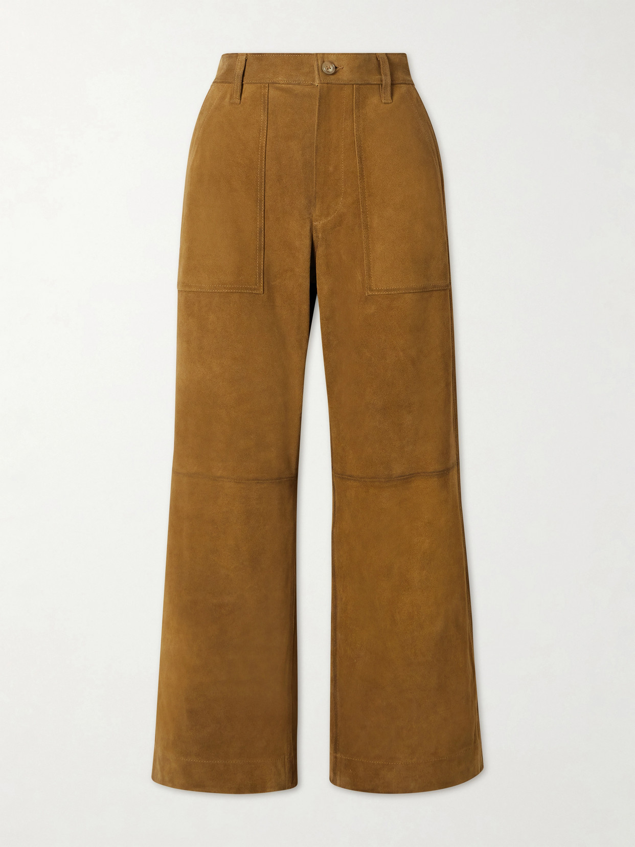 Polo Ralph Lauren - Suede Straight-leg Pants - Tan
