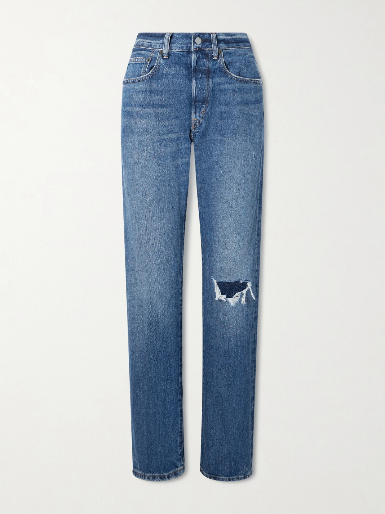 Polo Ralph Lauren - Distressed Straight-Leg Jeans