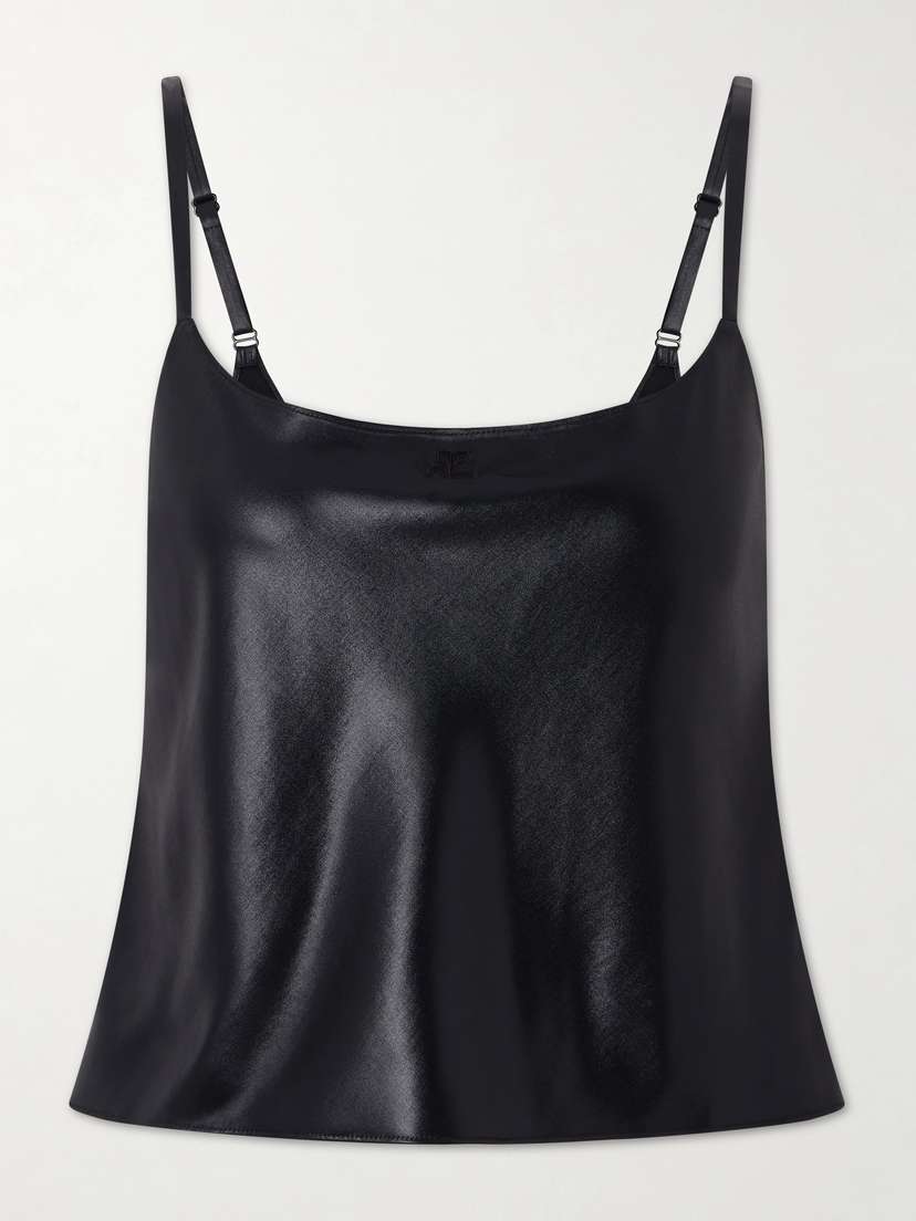 Courreges Satin Camisole Top
