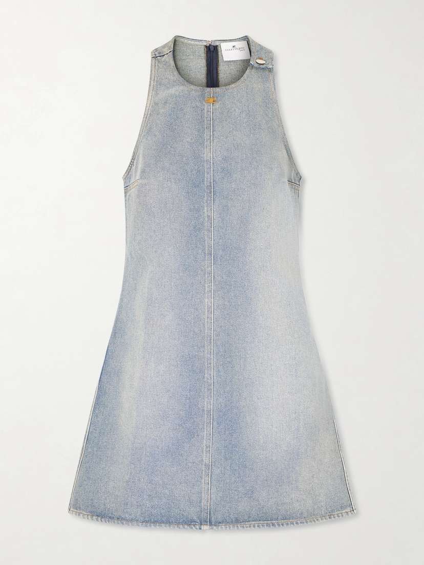 Courreges Heritage Denim Mini Dress