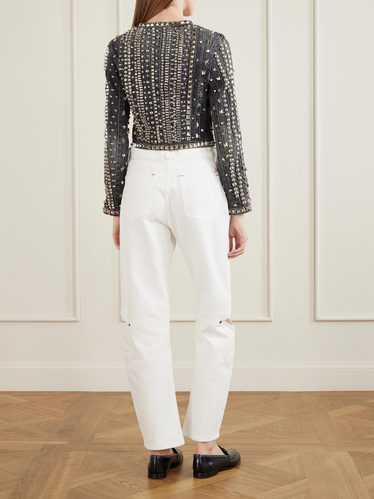 Embellished Cotton-Blend Jacket