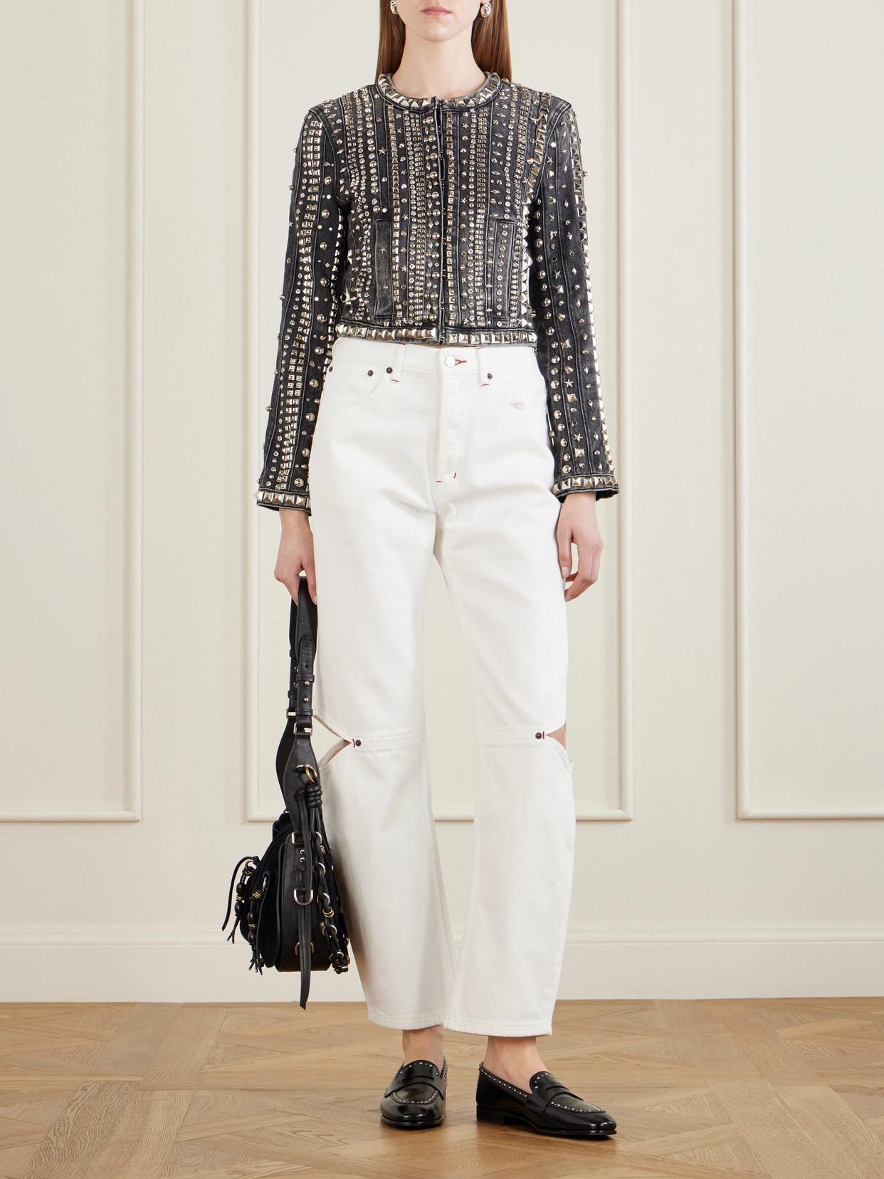 Embellished Cotton-Blend Jacket