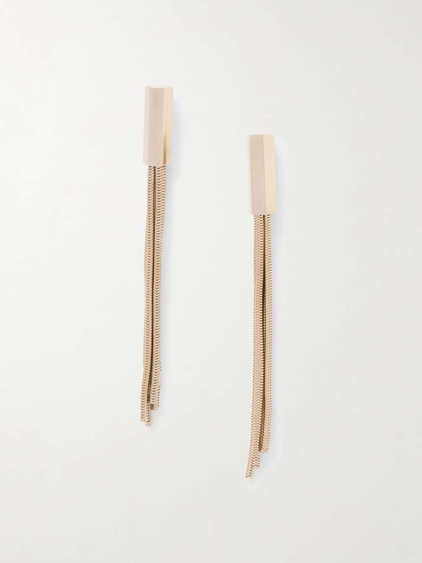 Tom Ford Fringed Gold-tone Earrings