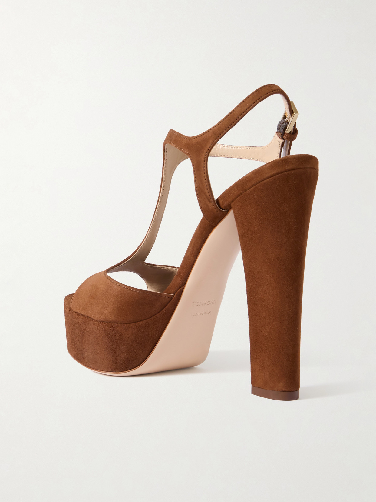 Suede Platform Sandals