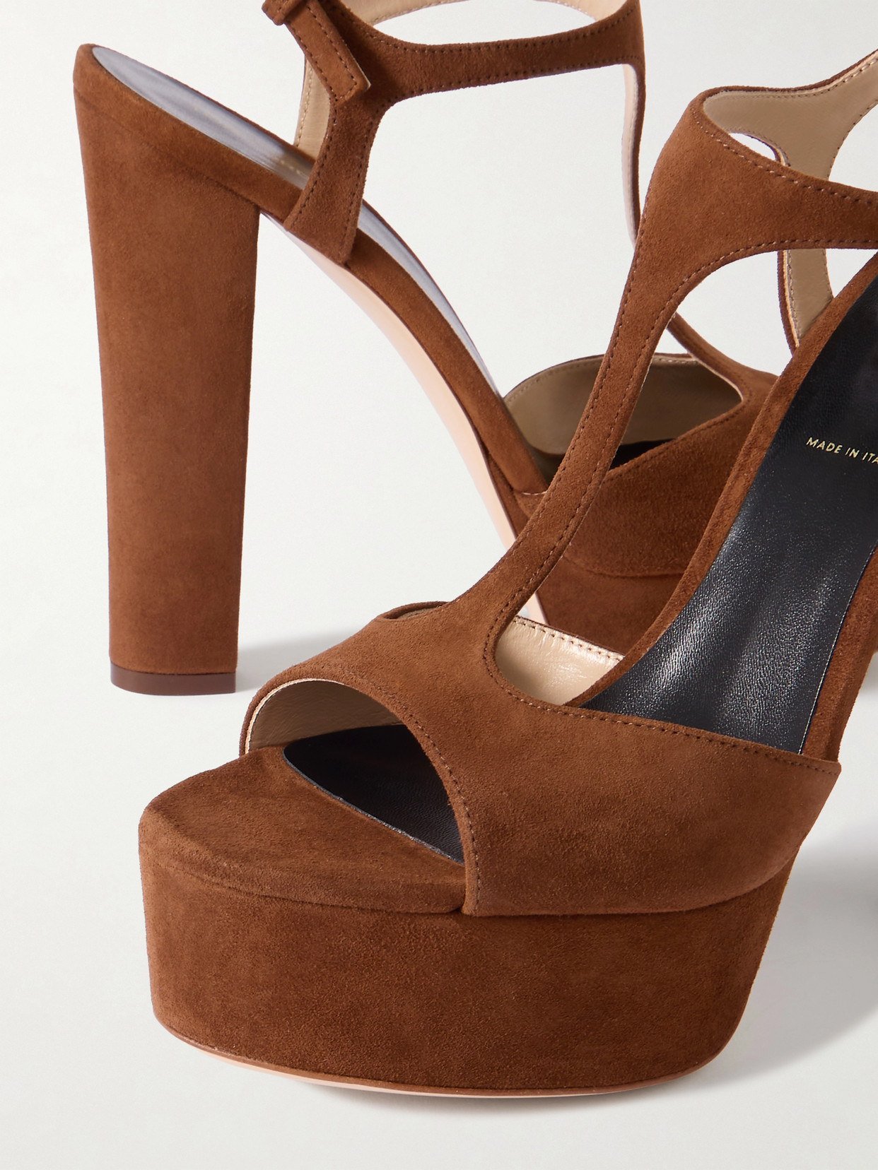 Suede Platform Sandals