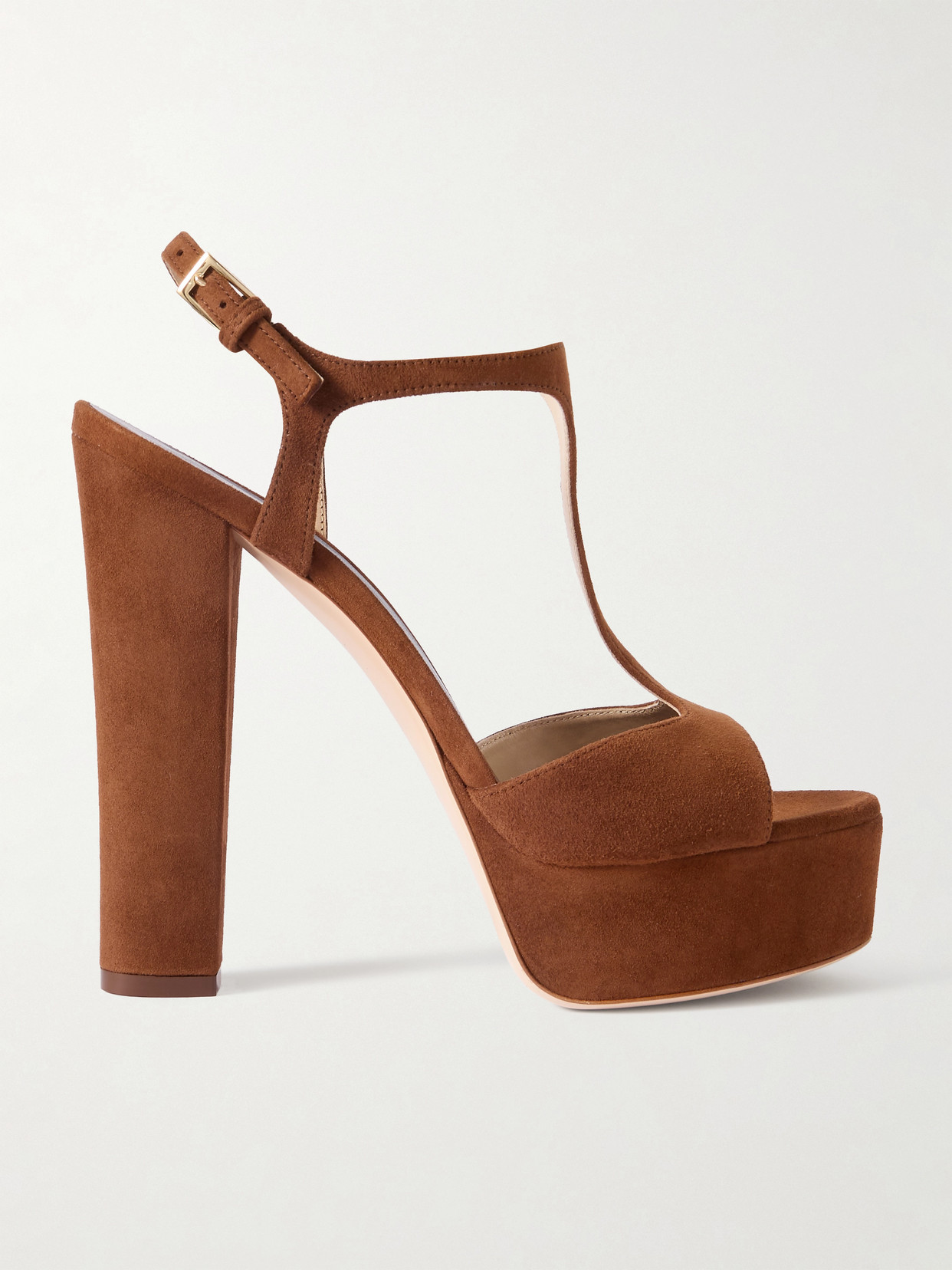 Suede Platform Sandals