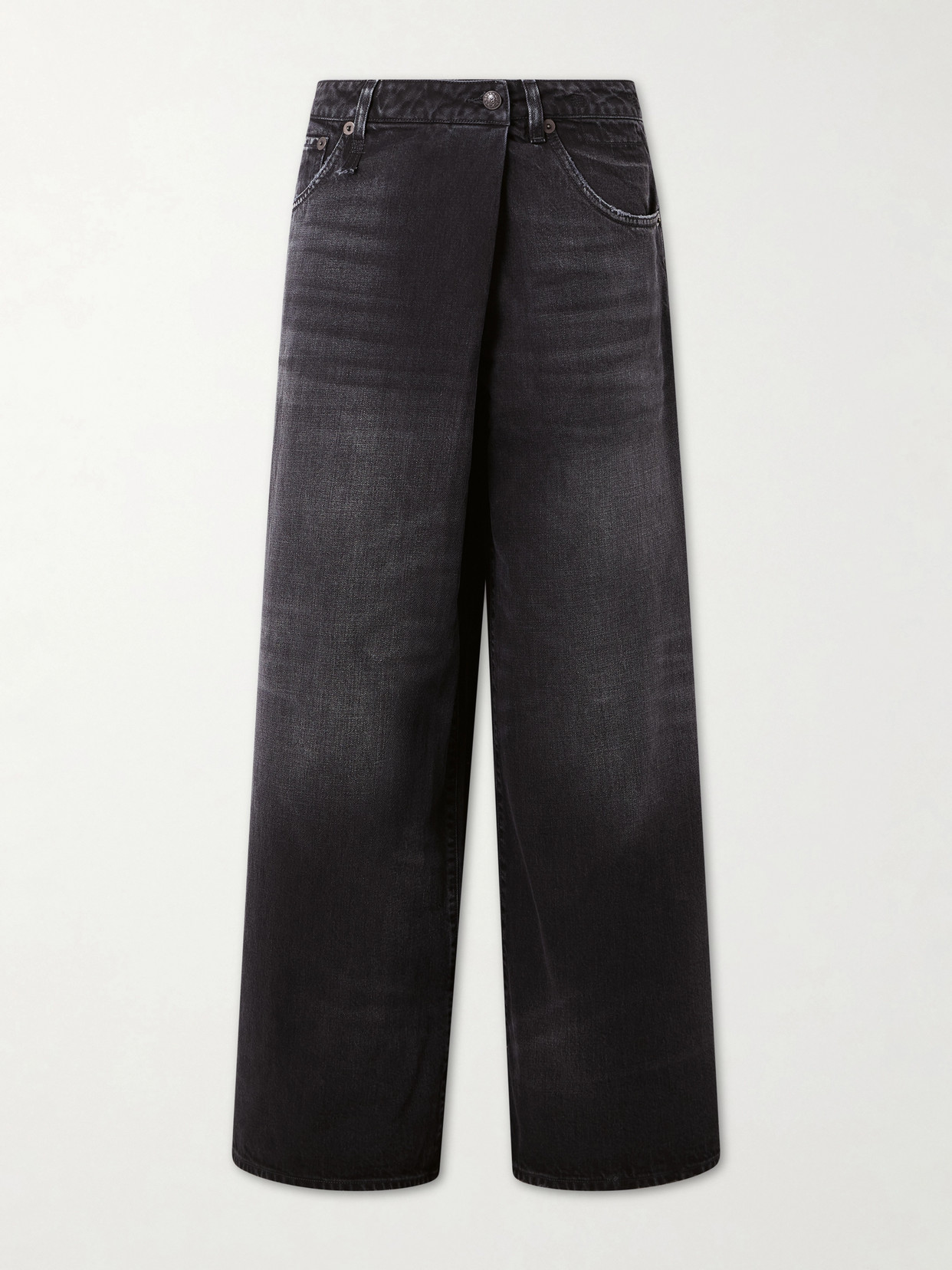 Nico Wrap-Effect Boyfriend Jeans