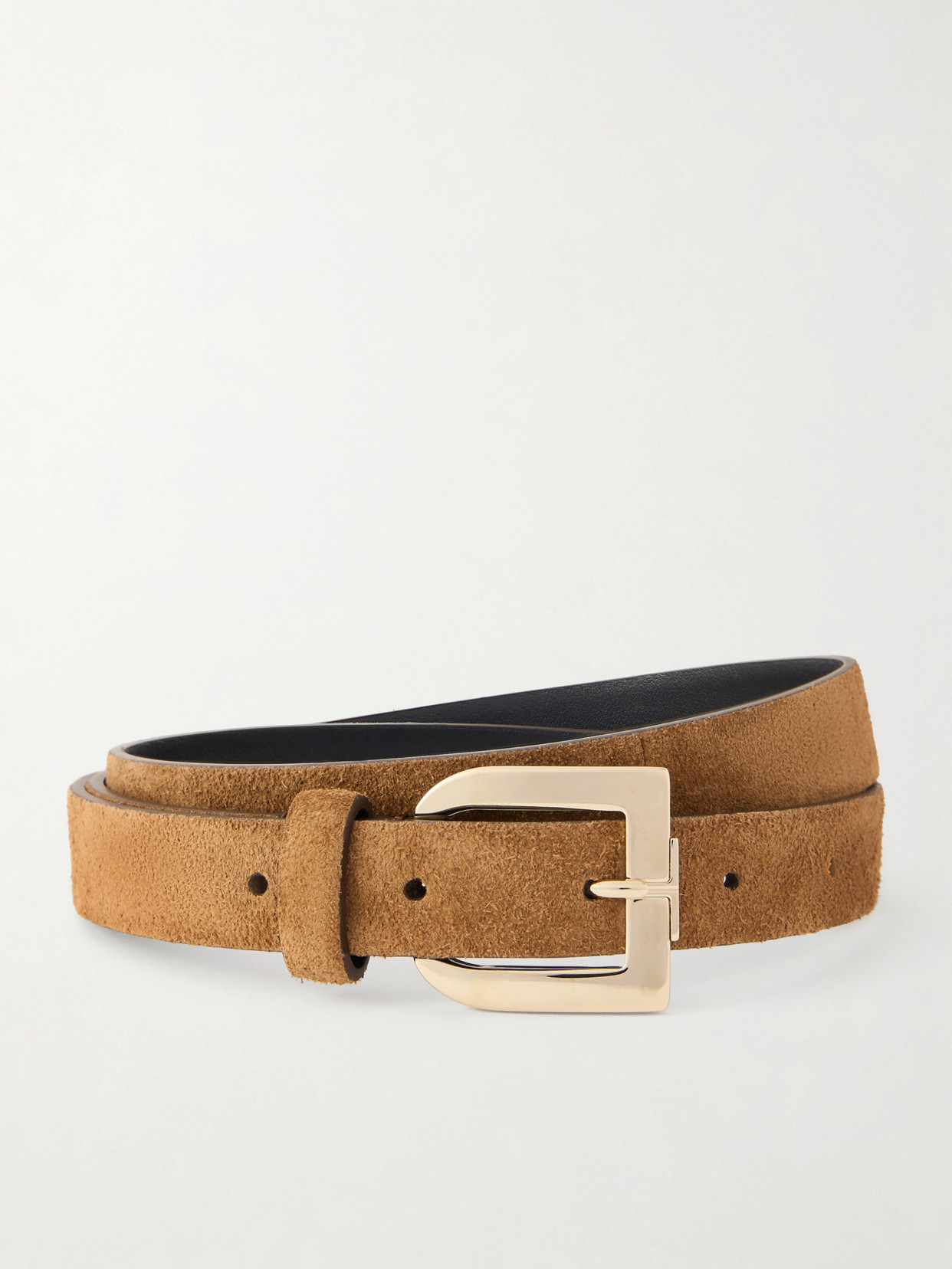 Tom Ford Suede Belt In Brown