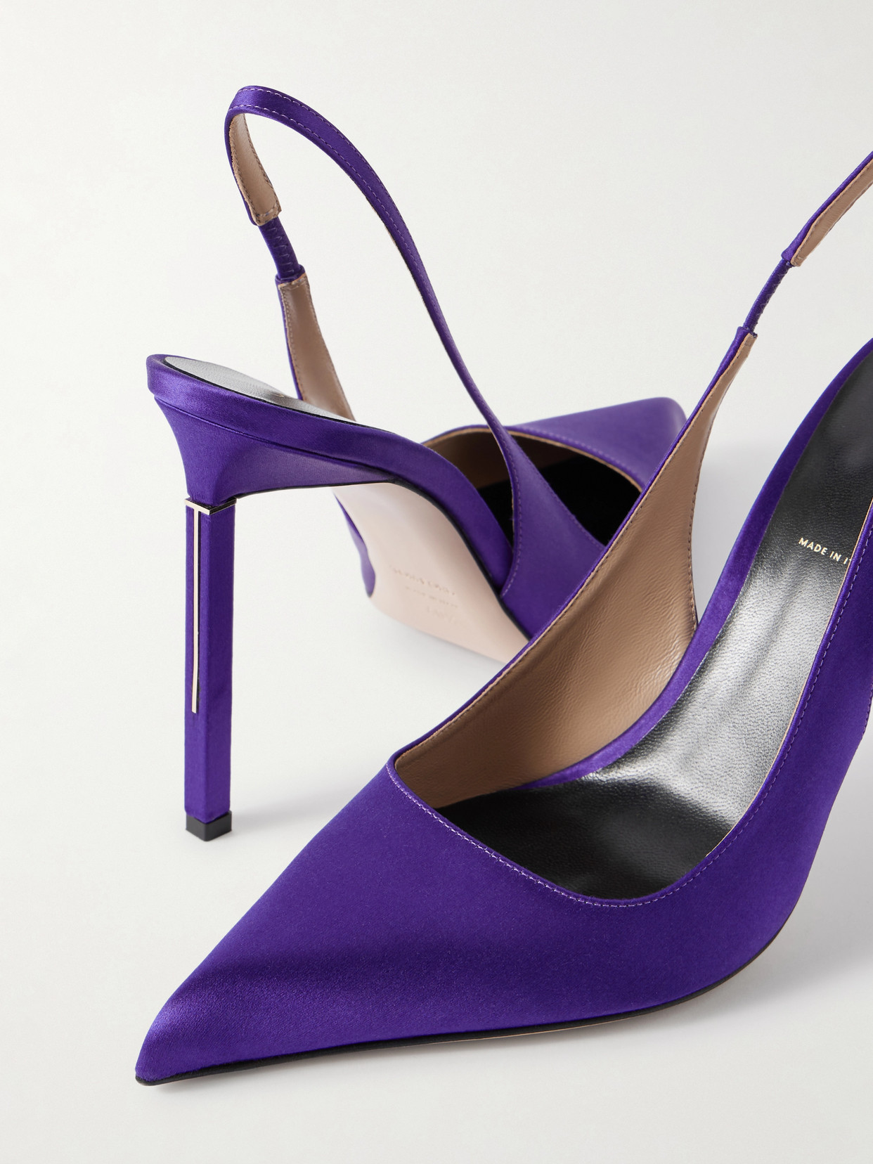Tom Ford 110mm T-hardware Pumps In Purple