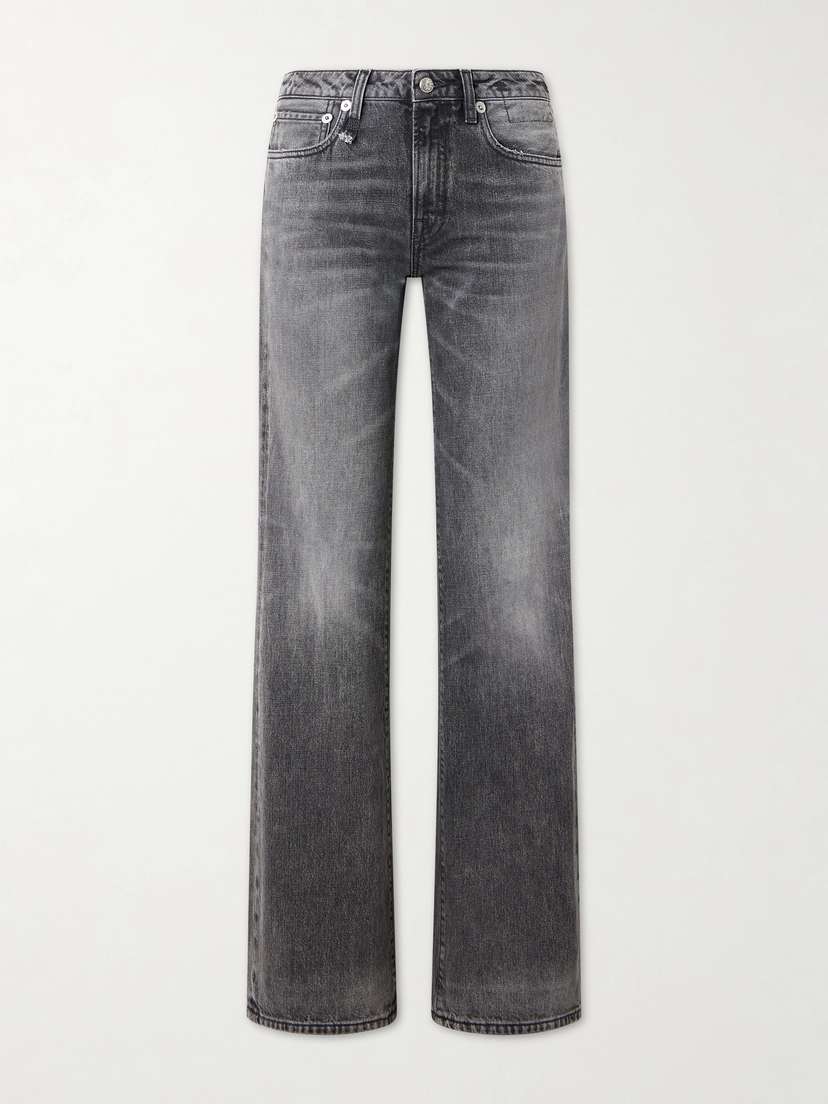 R13 Effie Mid-rise Straight-leg Jeans