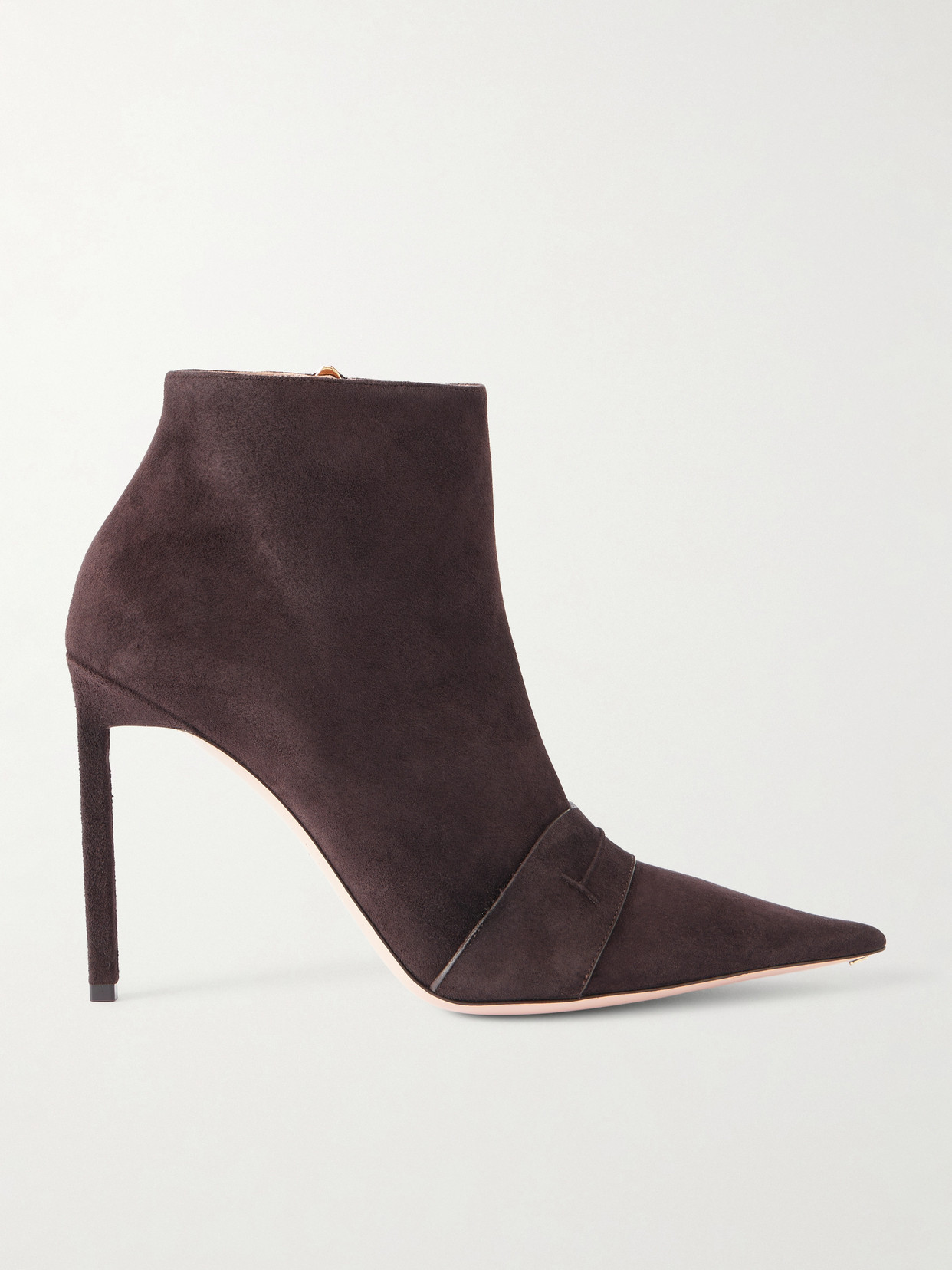 Tom Ford Suede Ankle Boots In Brown
