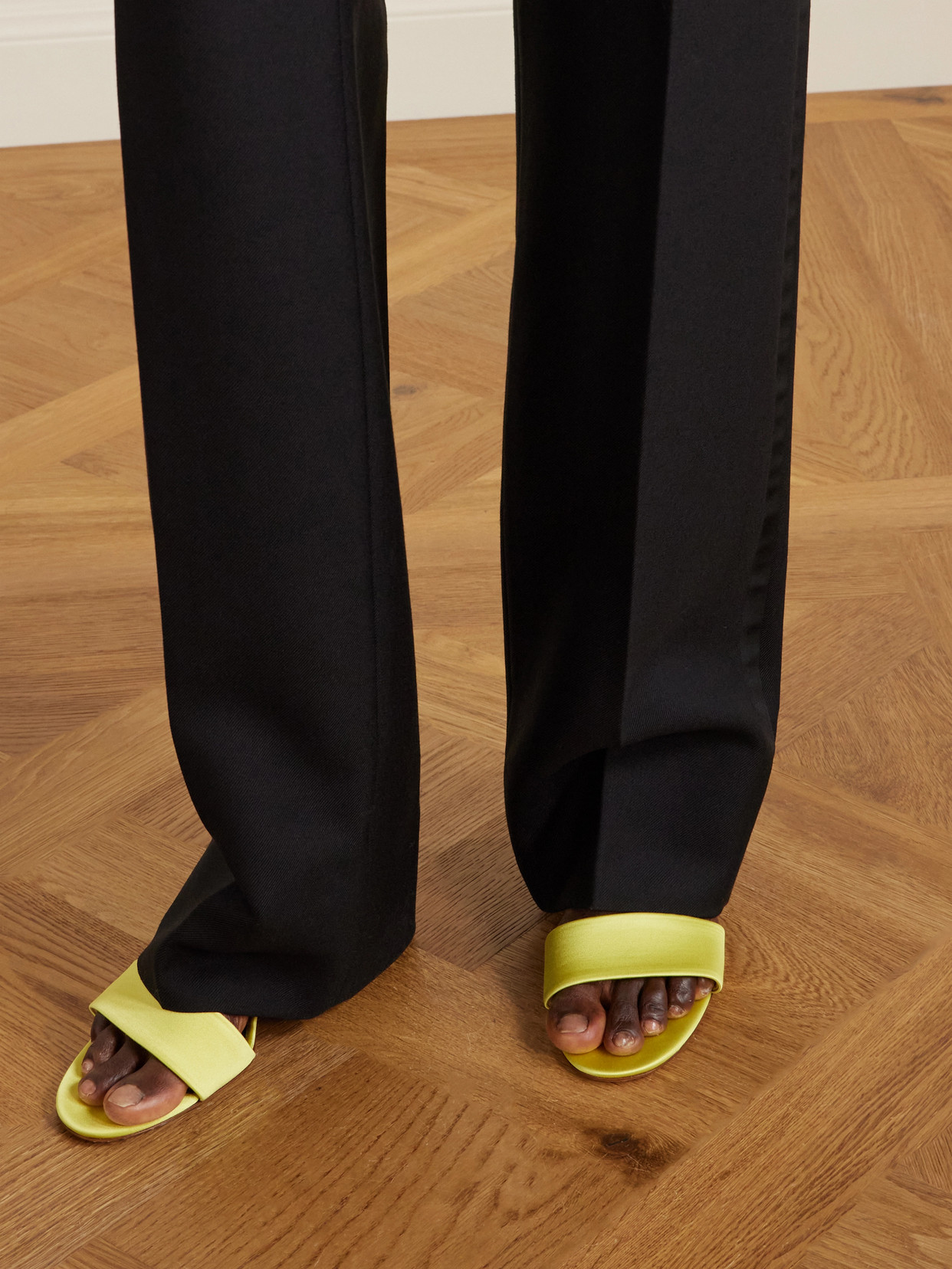 Satin Mules