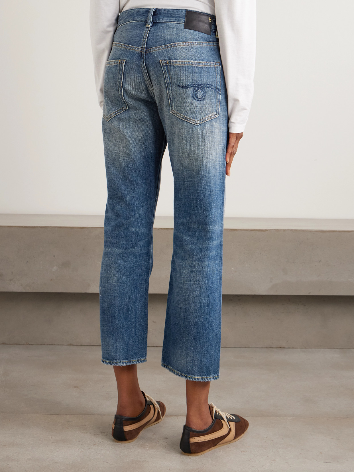 Romeo High-Rise Straight-Leg Jeans