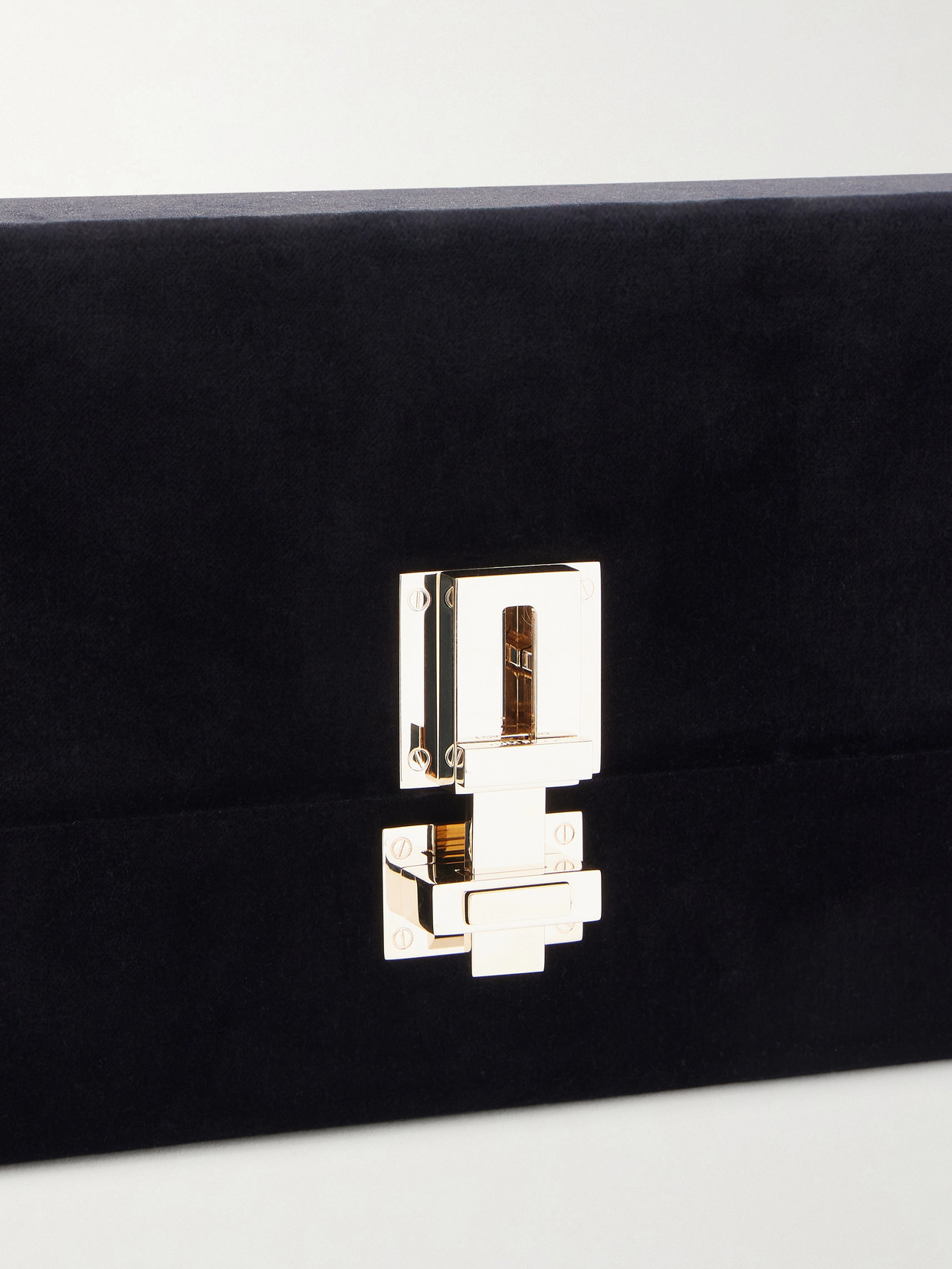 Tom Ford Hardware Clutch Bag In Black