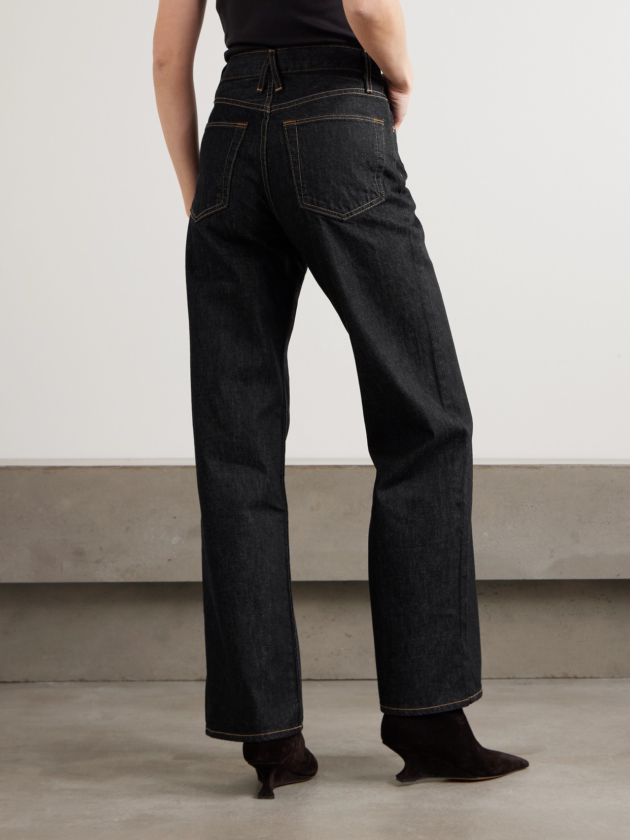 Slvrlake Grace High-rise Wide-leg Jeans In Blue