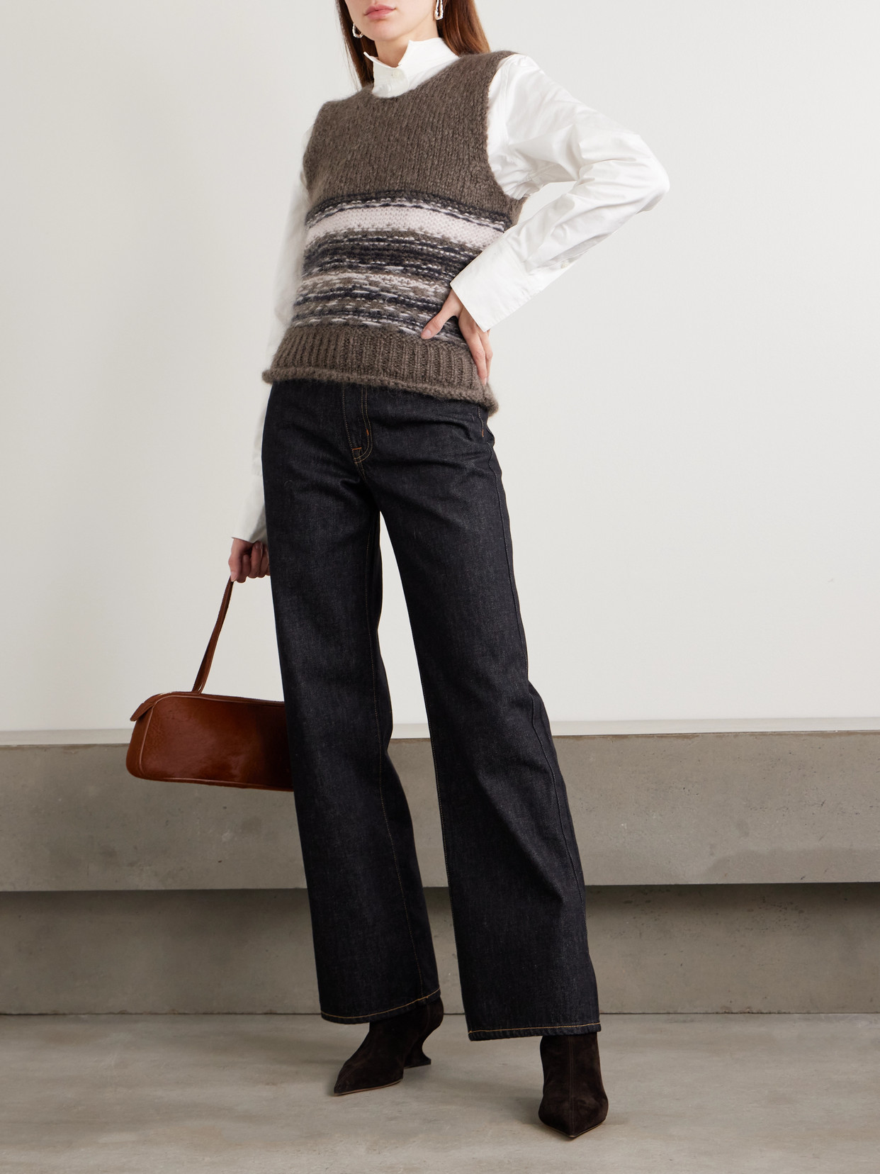 Slvrlake Grace High-rise Wide-leg Jeans In Blue