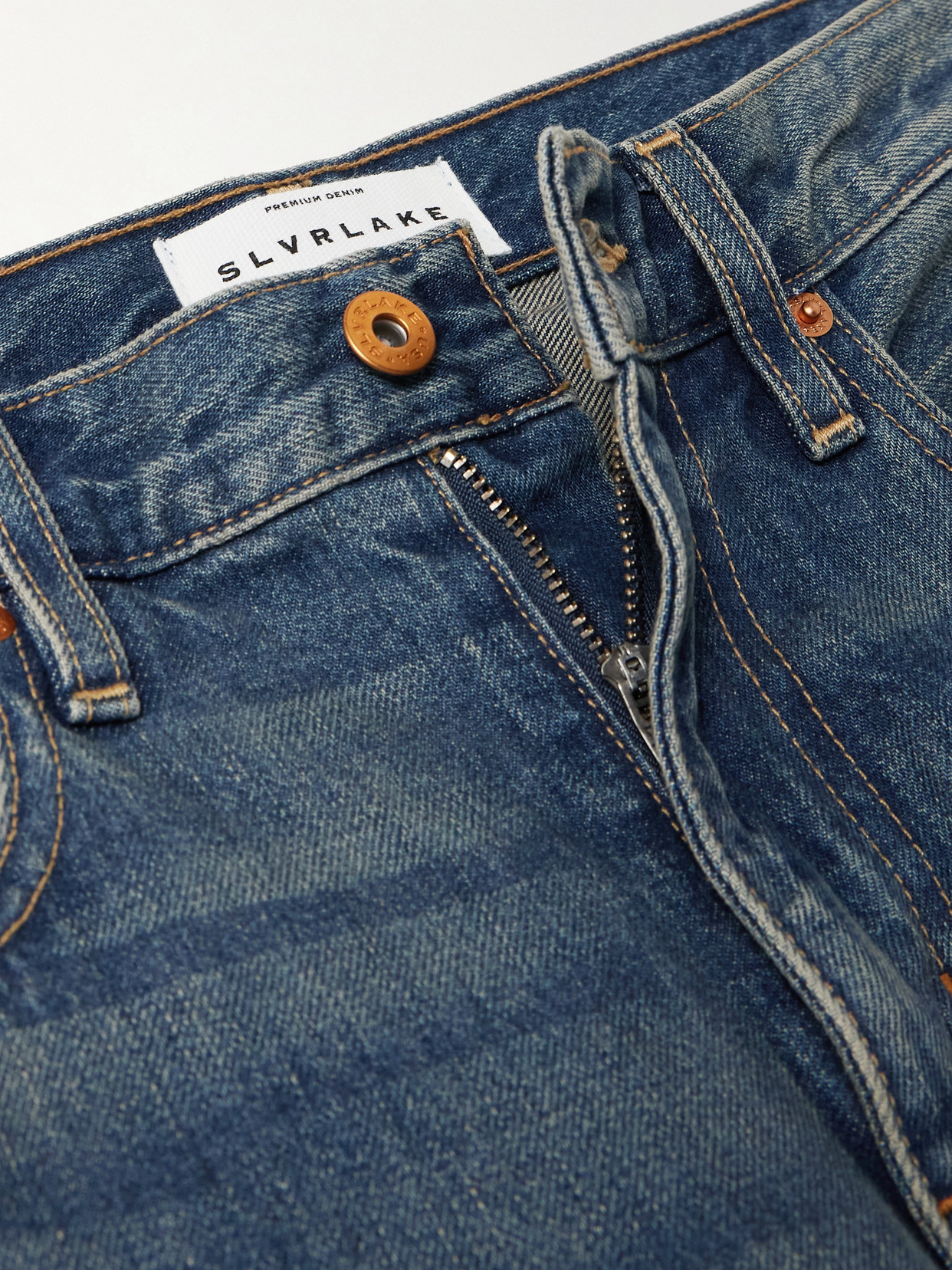 Slvrlake Tess Long Boyfriend Jeans In Blue