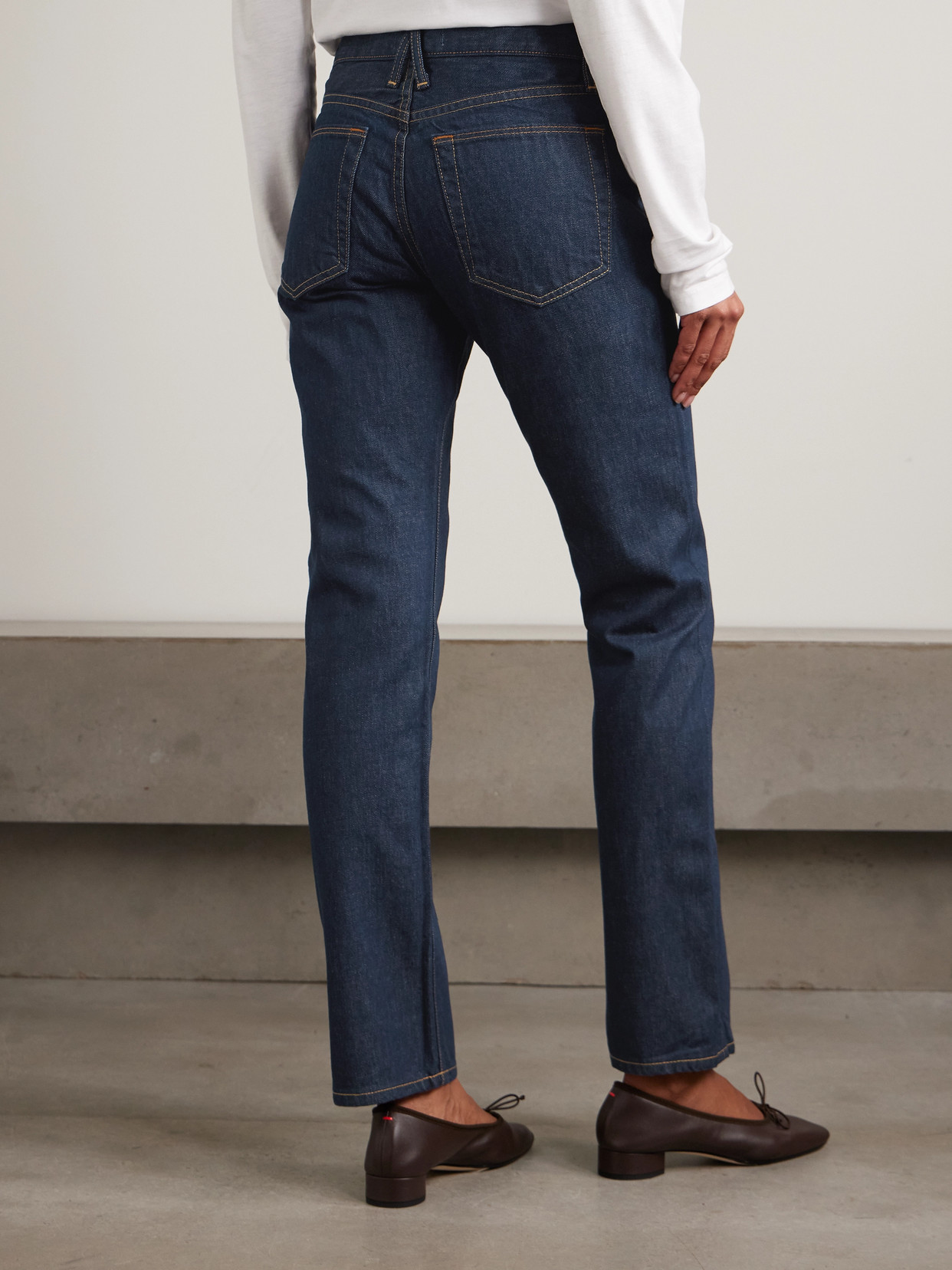 Isabel Low-Rise Slim-Leg Jeans