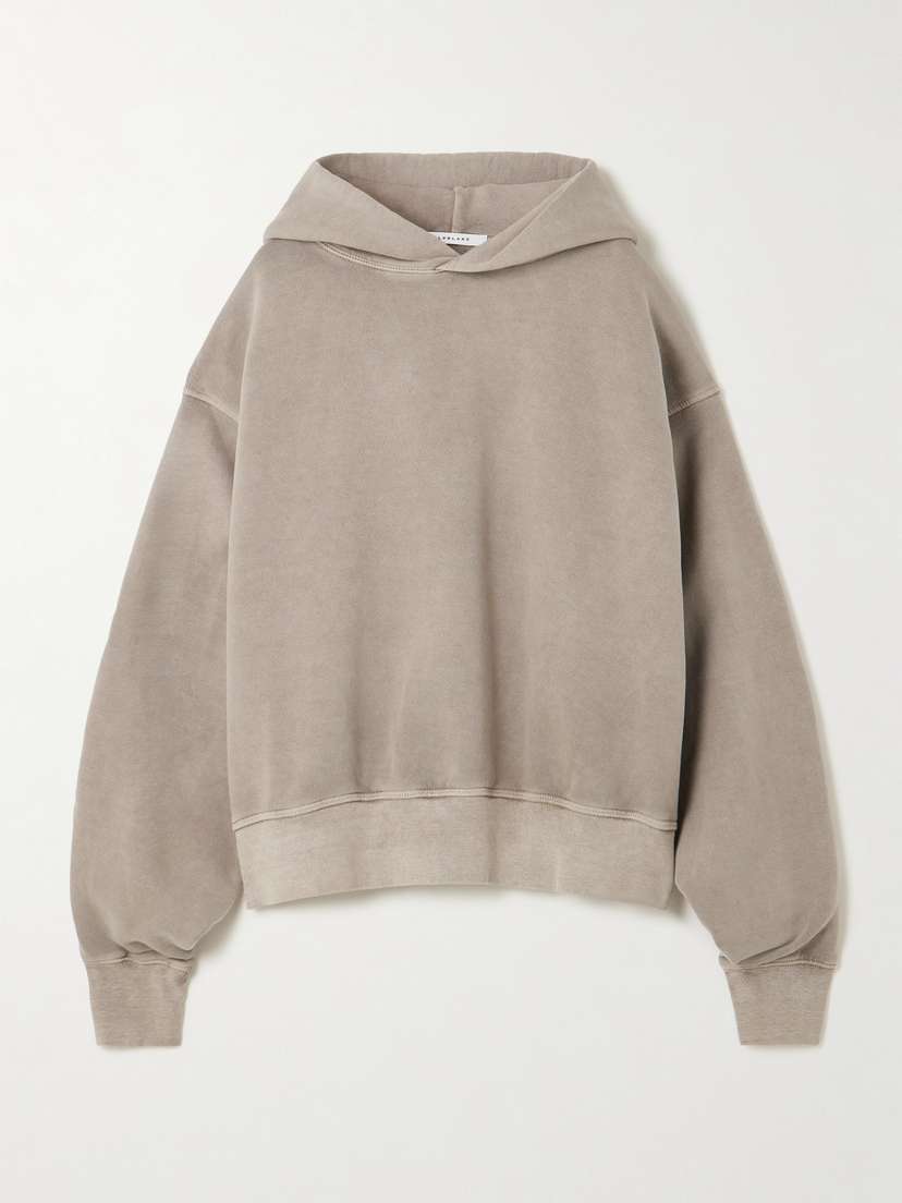 SLVRLAKE Cinch Cotton-jersey Hoodie