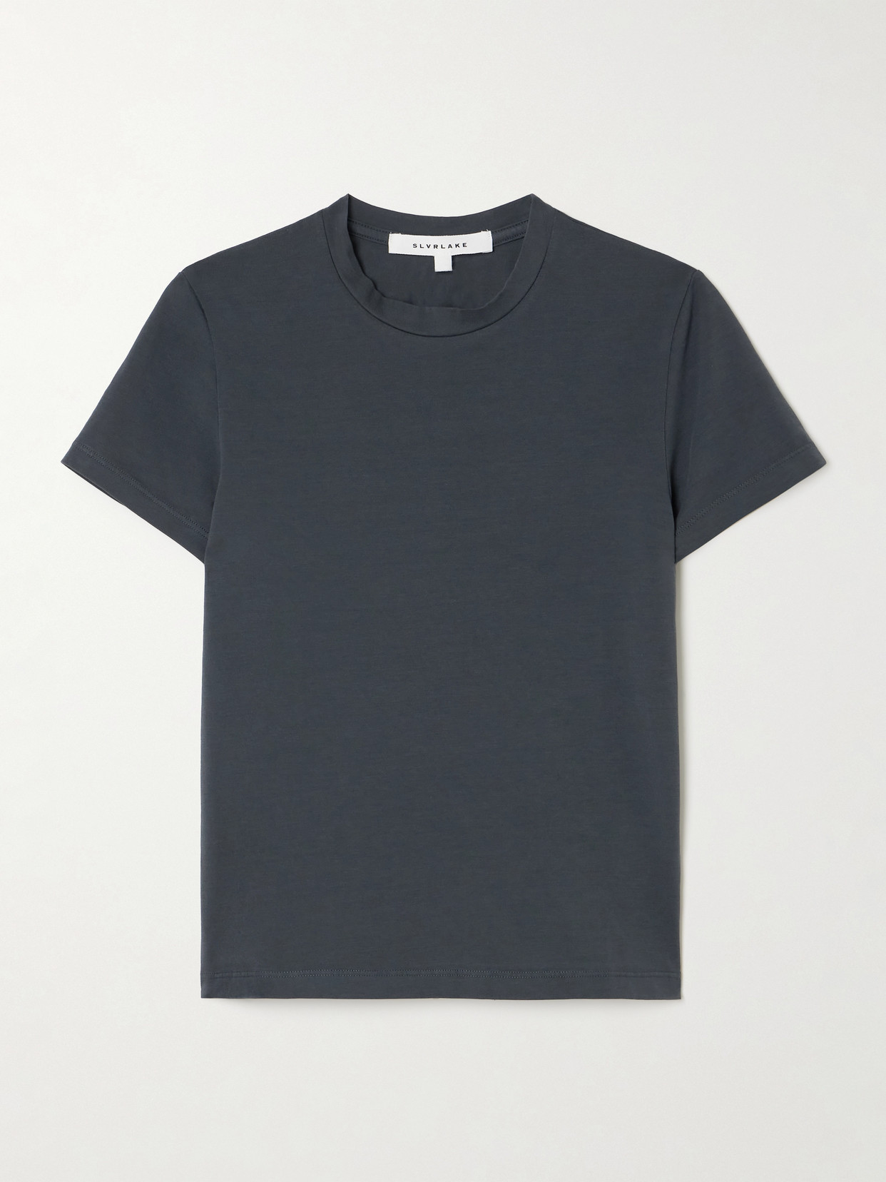 Slvrlake Cotton-jersey T-shirt In Blue