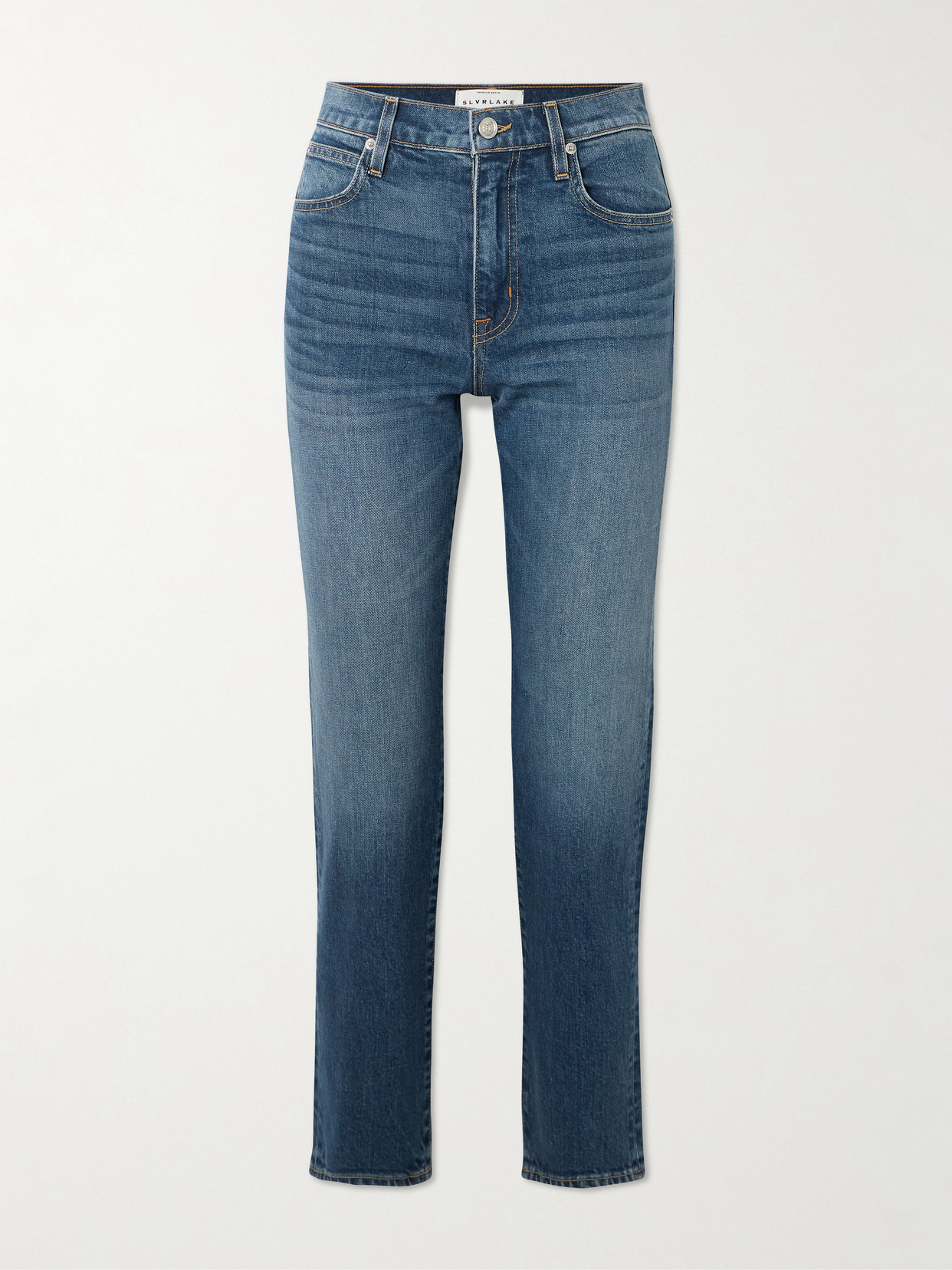 Slvrlake Virginia High-rise Slim-leg Jeans In Blue