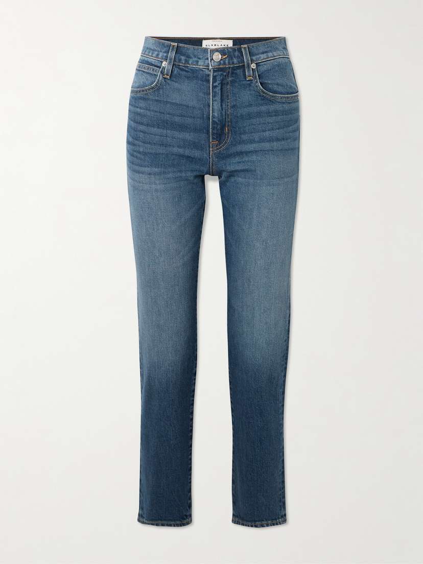SLVRLAKE Virginia High-rise Slim-leg Jeans