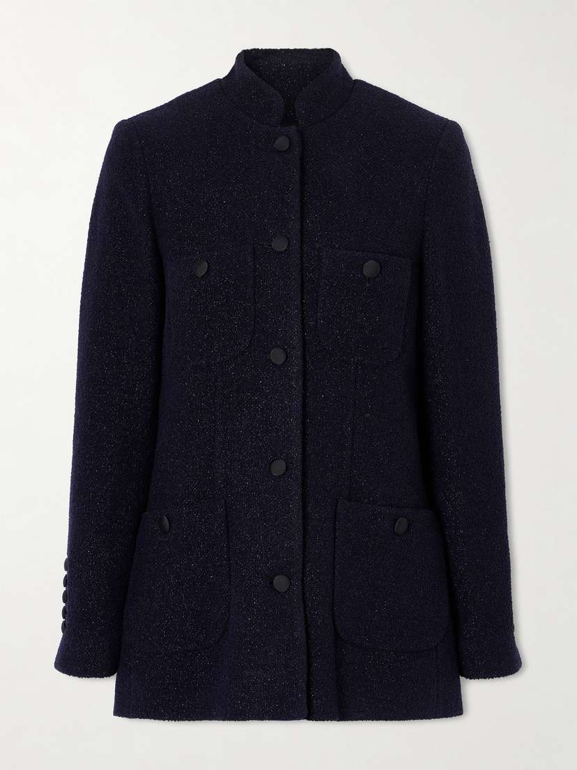 LIBEROWE Raja Metallic Wool-blend Bouclé-tweed Jacket