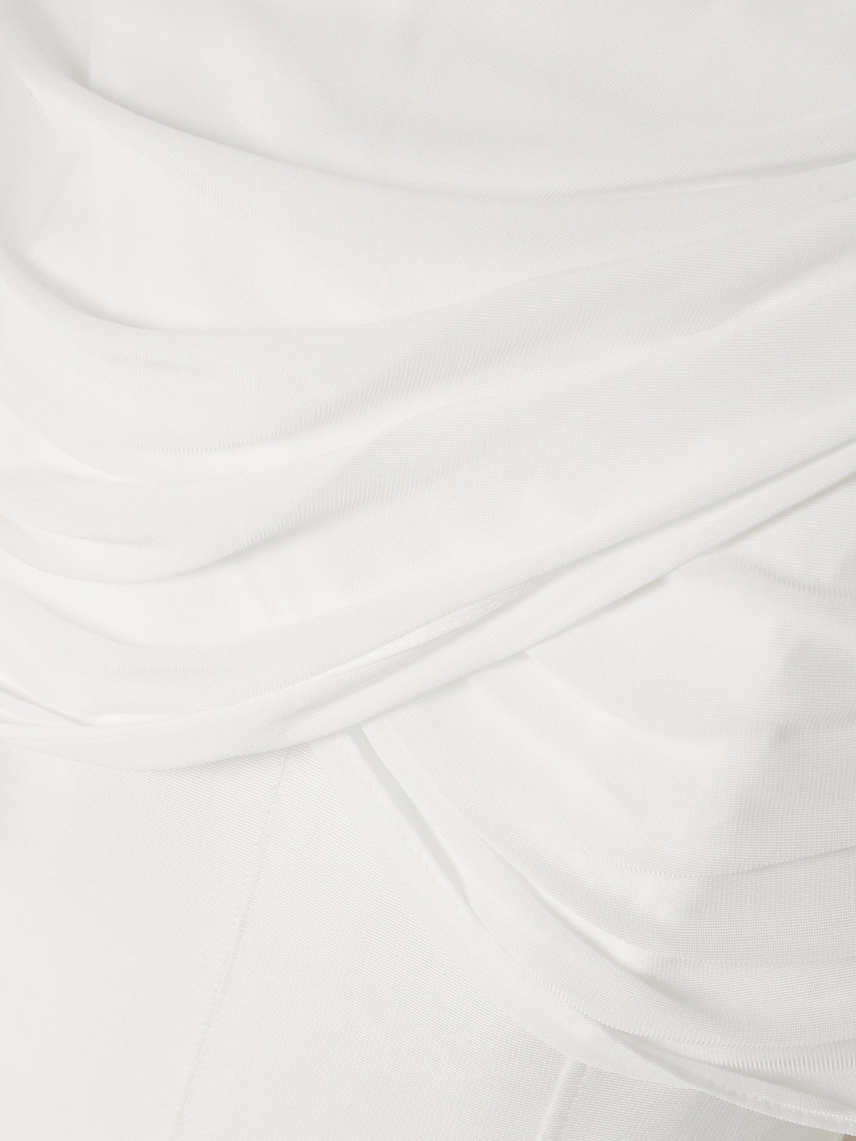 Simkhai Women's Nancie Draped Jersey Cape Midi Maxi Dress In Ivory In White