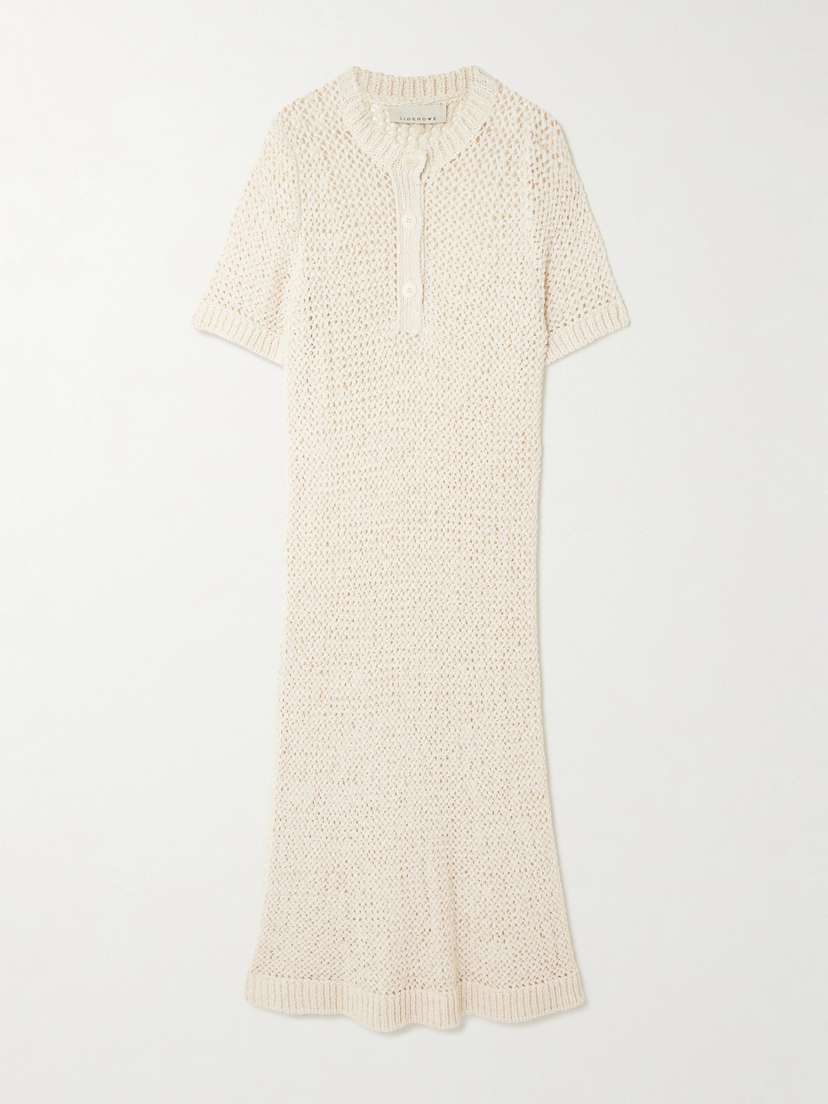 LIBEROWE Ollie Open-knit Maxi Dress