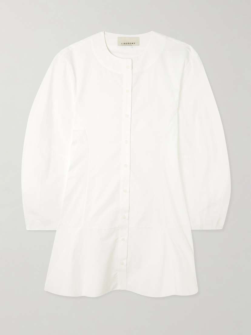 LIBEROWE Cotton-poplin Mini Shirt Dress