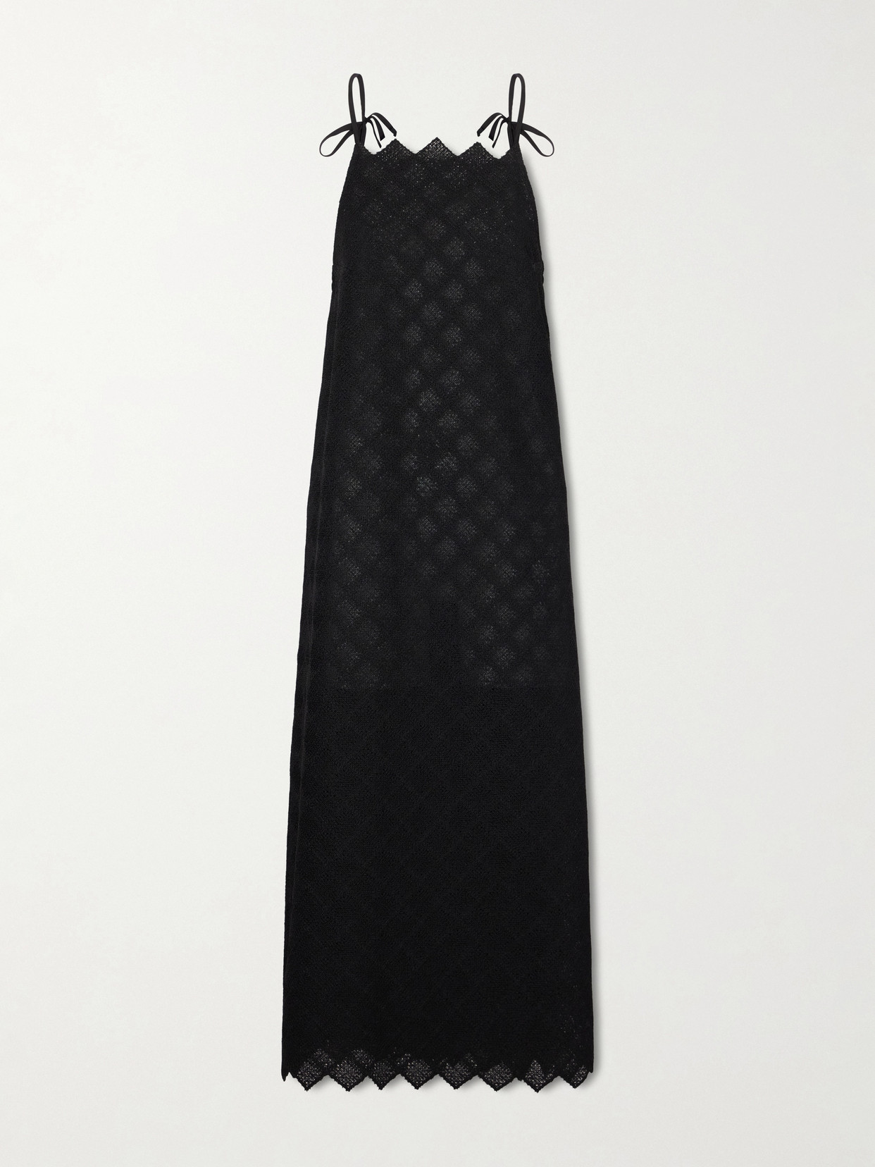 Liberowe Jolie Lace Maxi Dress In Black