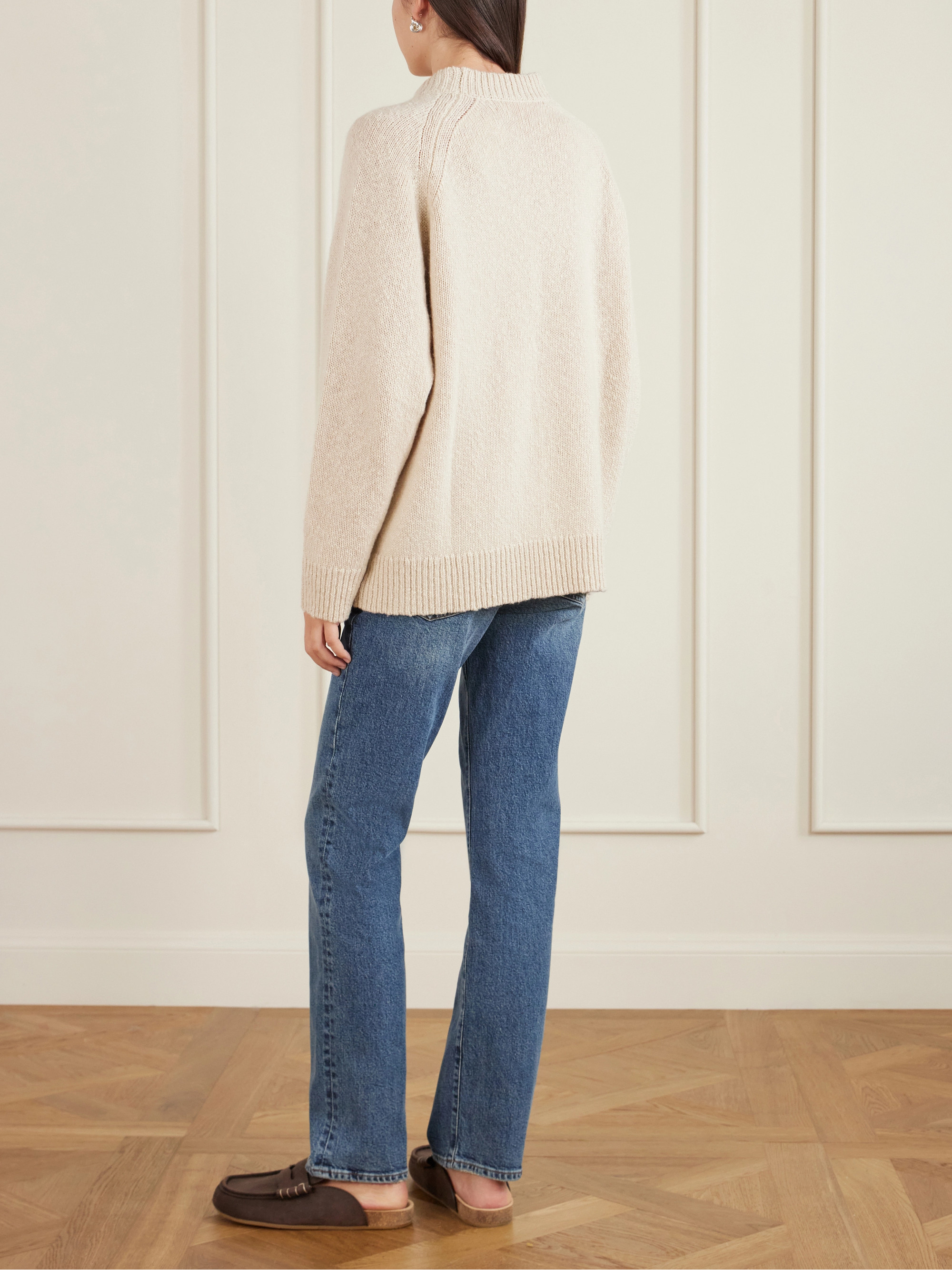 The Elder Statesman - Glacier Horse intarsia-knit cashmere sweater