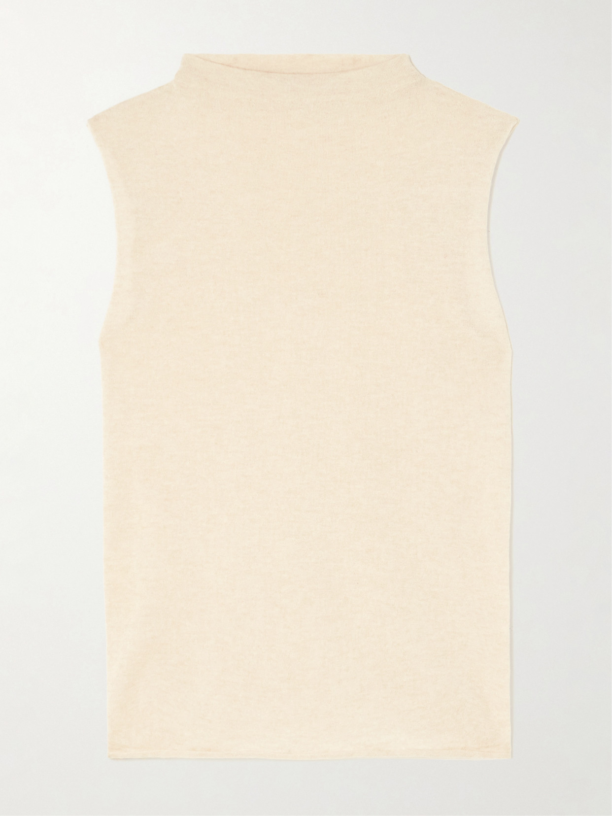 The Elder Statesman Cashmere Tank In White